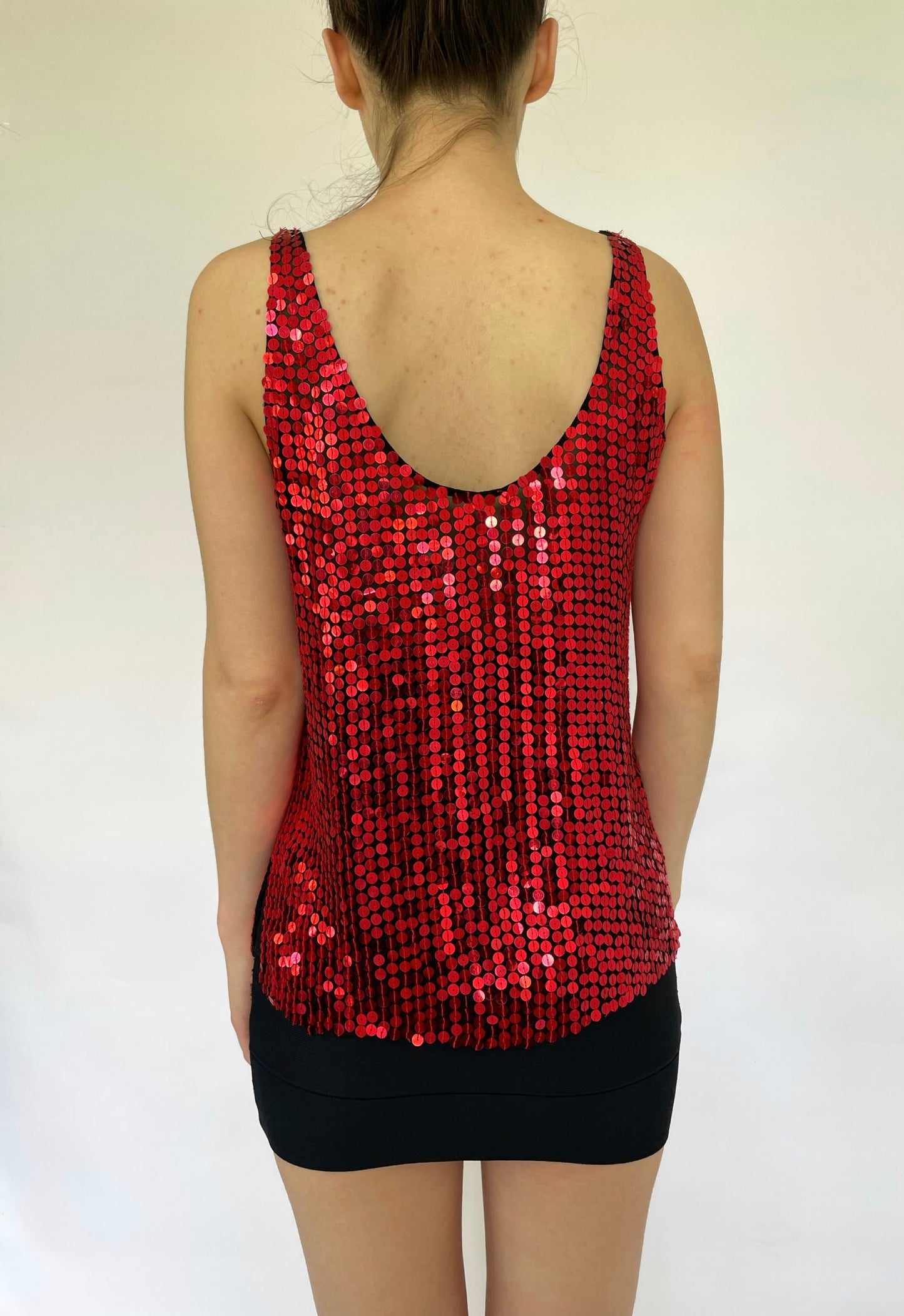 Y2K sparkling cami top