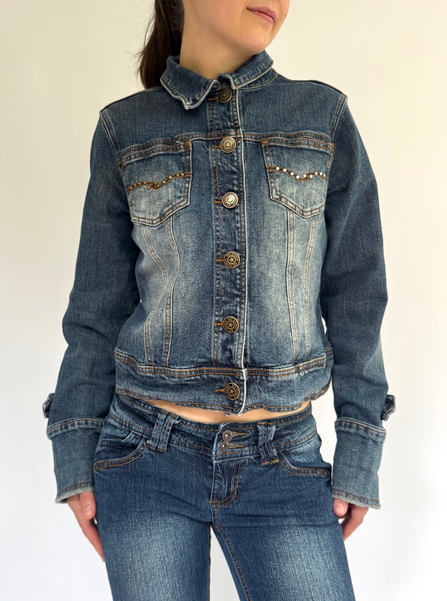 Y2K denim jacket by SUKO JEANS