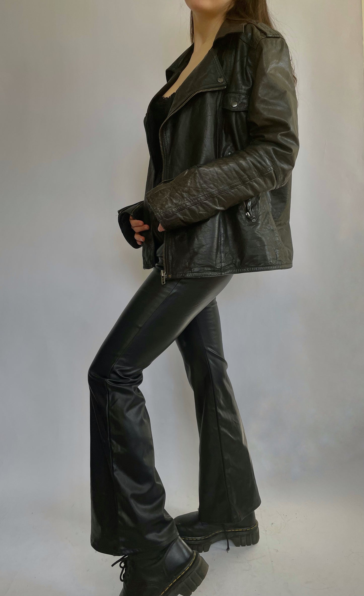 Early 2000s leather jacket