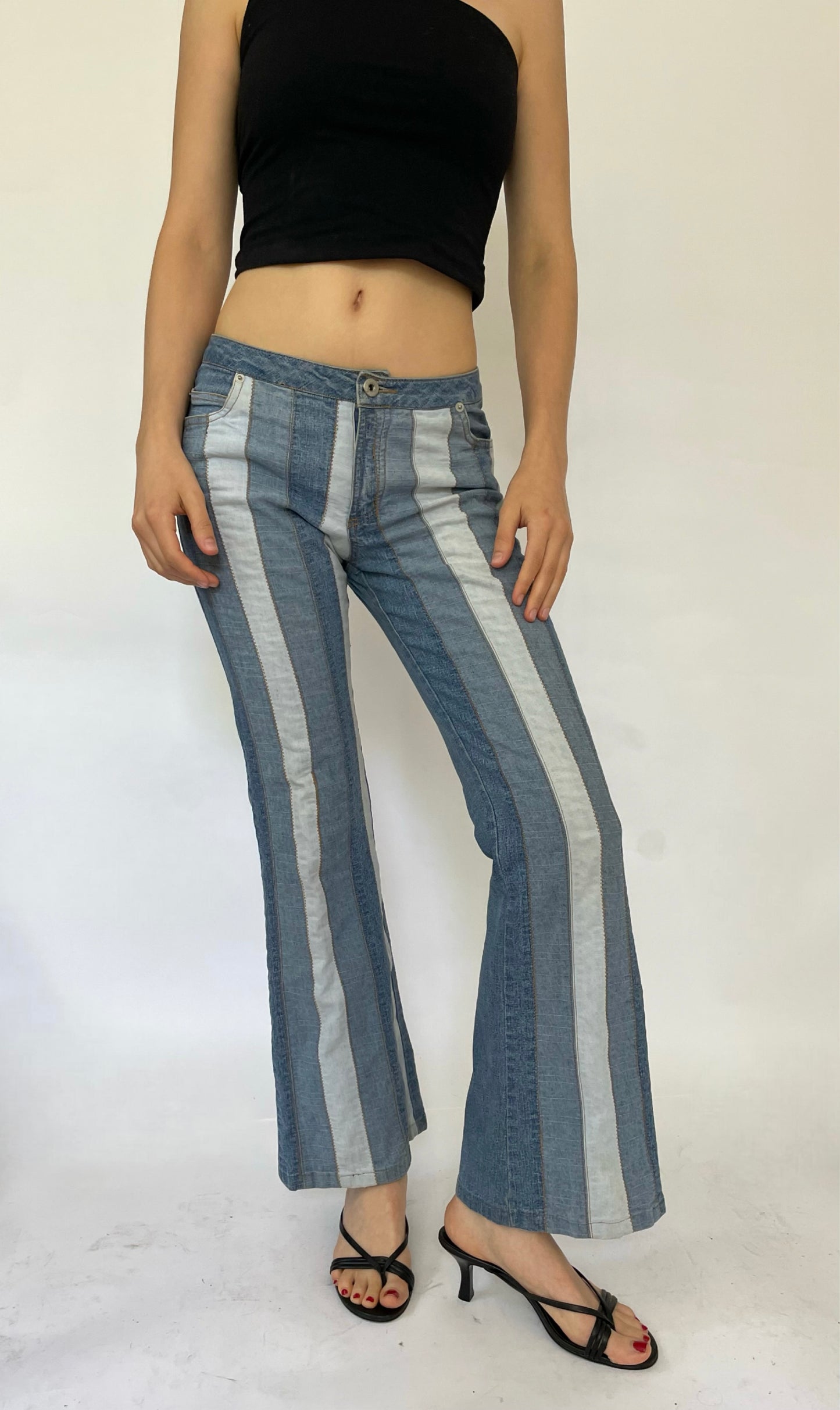 Y2K iconic low rise flaired pants by NITRO STRETCH