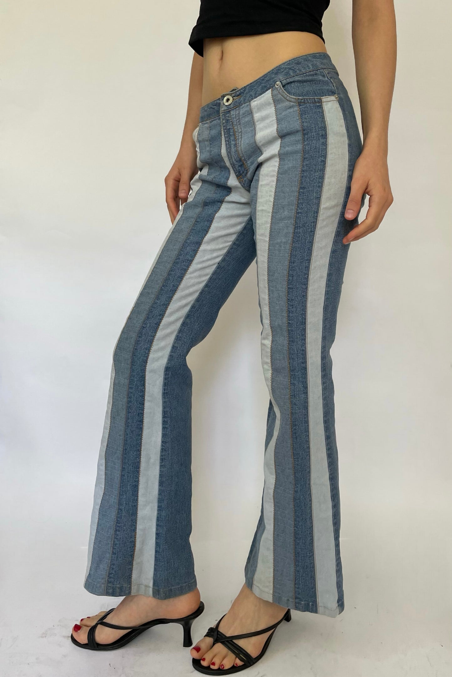 Y2K iconic low rise flaired pants by NITRO STRETCH