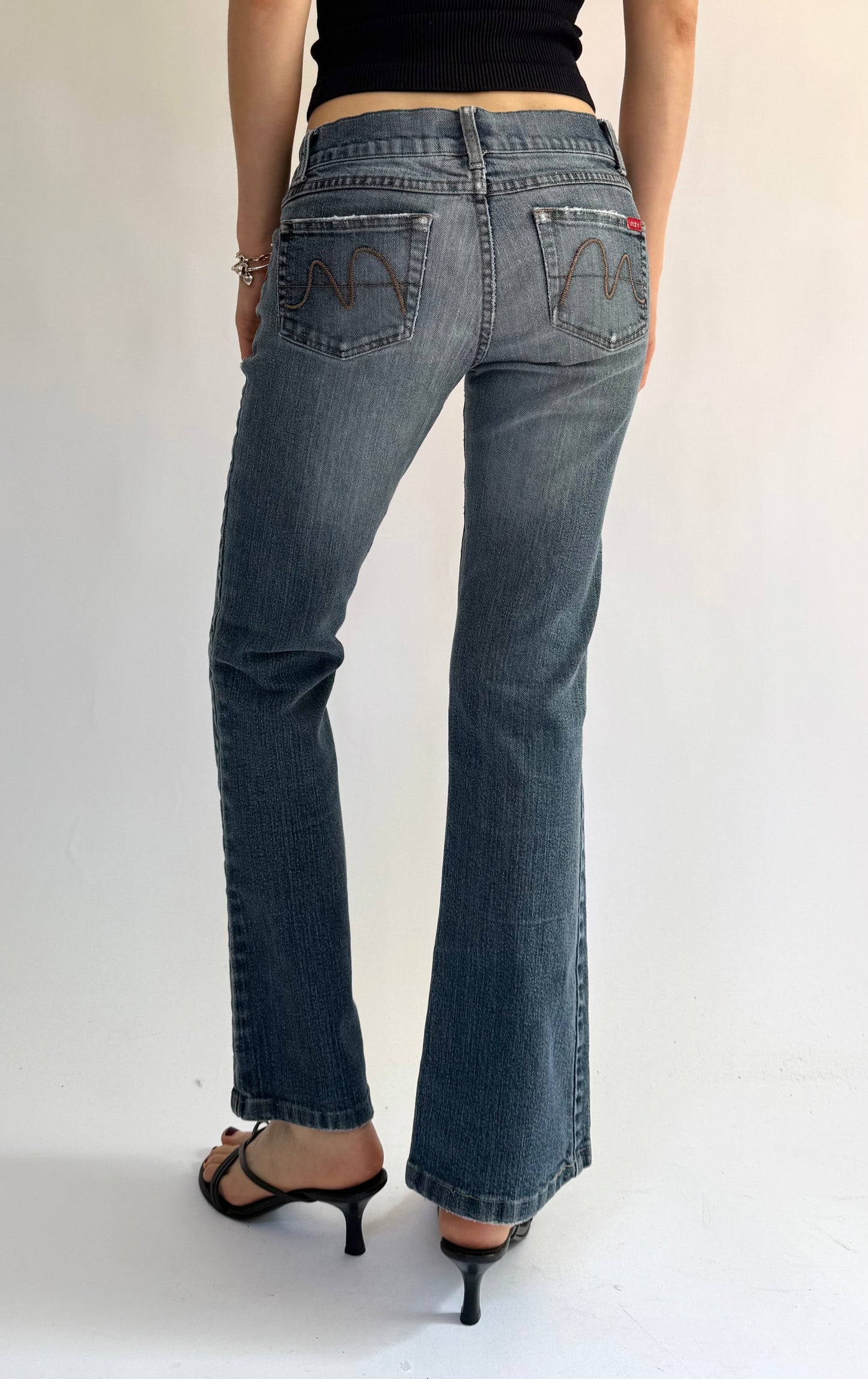 Y2K low rise flared jeans by MOTO