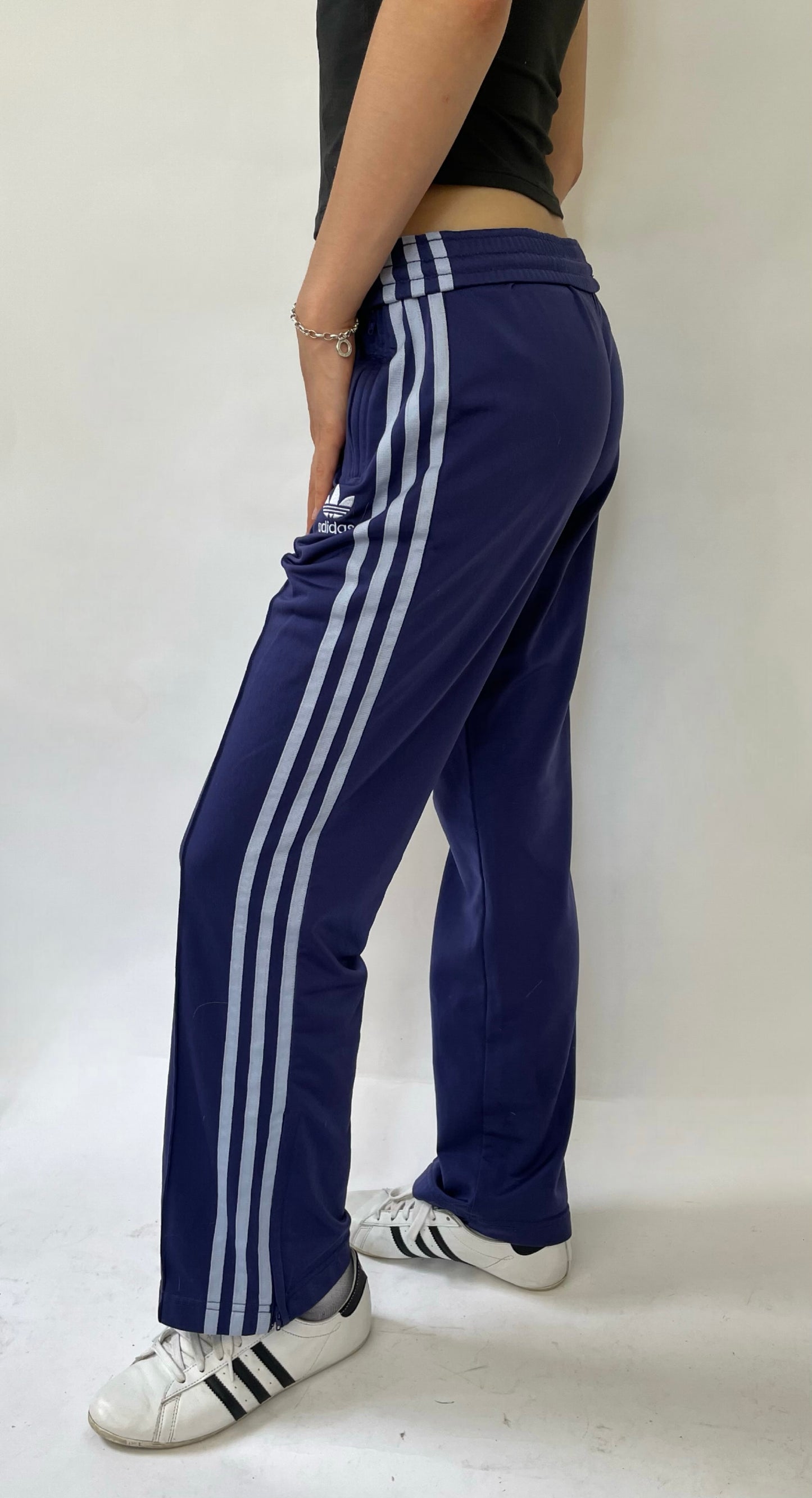ADIDAS navy track pants
