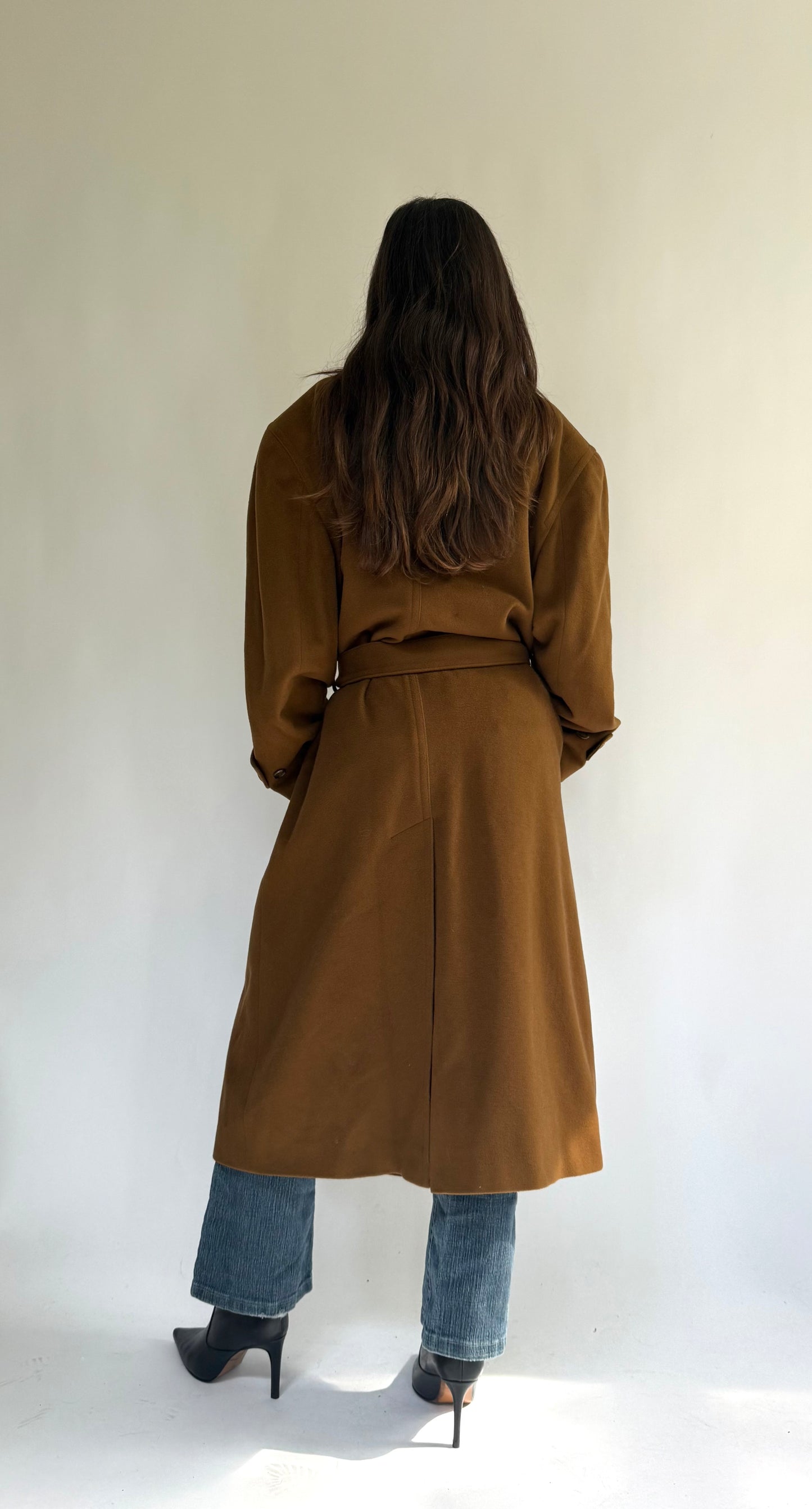 Vintage 90s whool trench coat