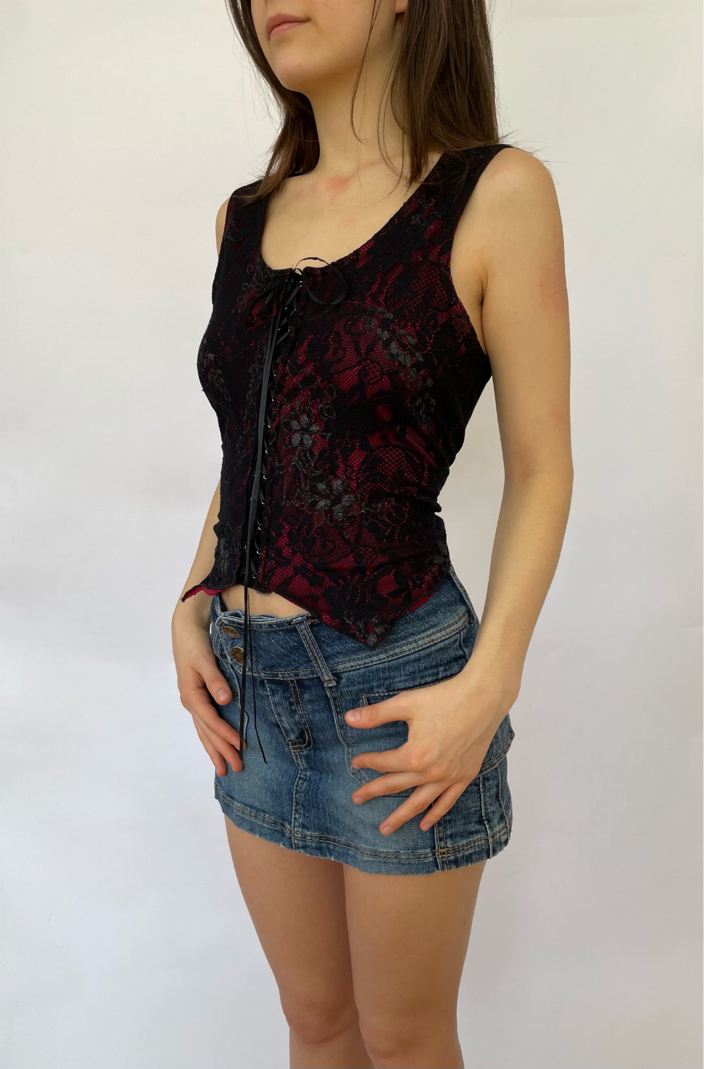 Y2K adjustable mesh top