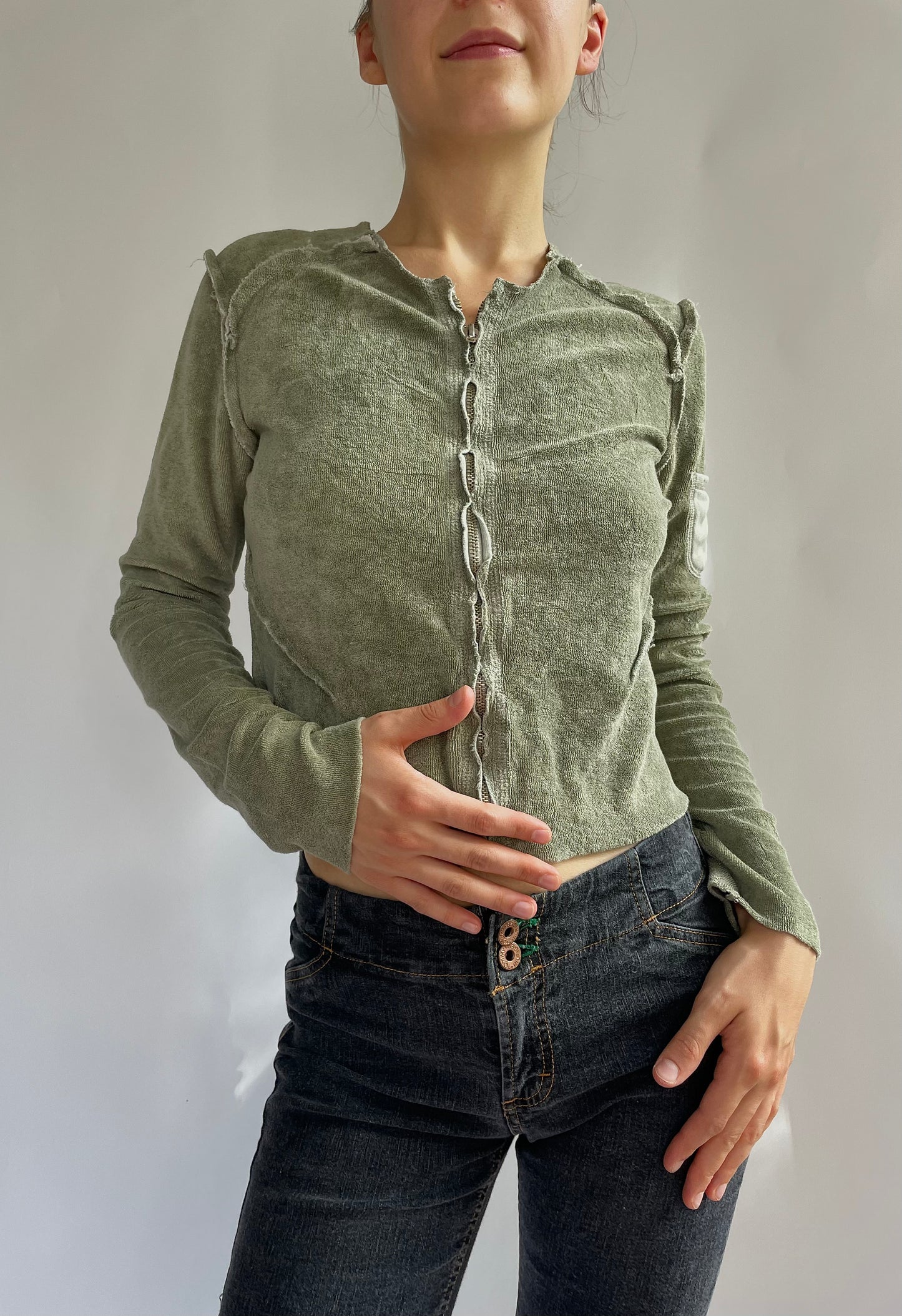 Y2K zip up by BEBE
