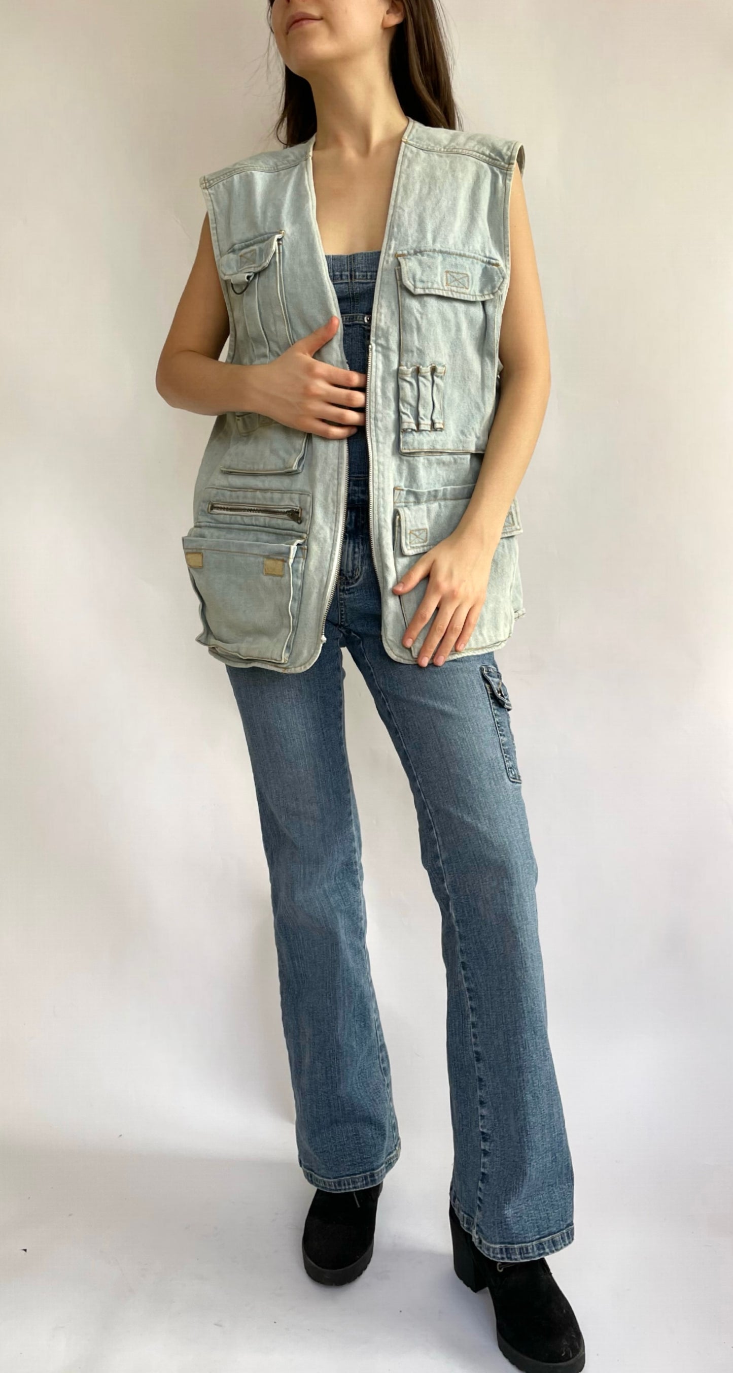 Vintage denim work jacket