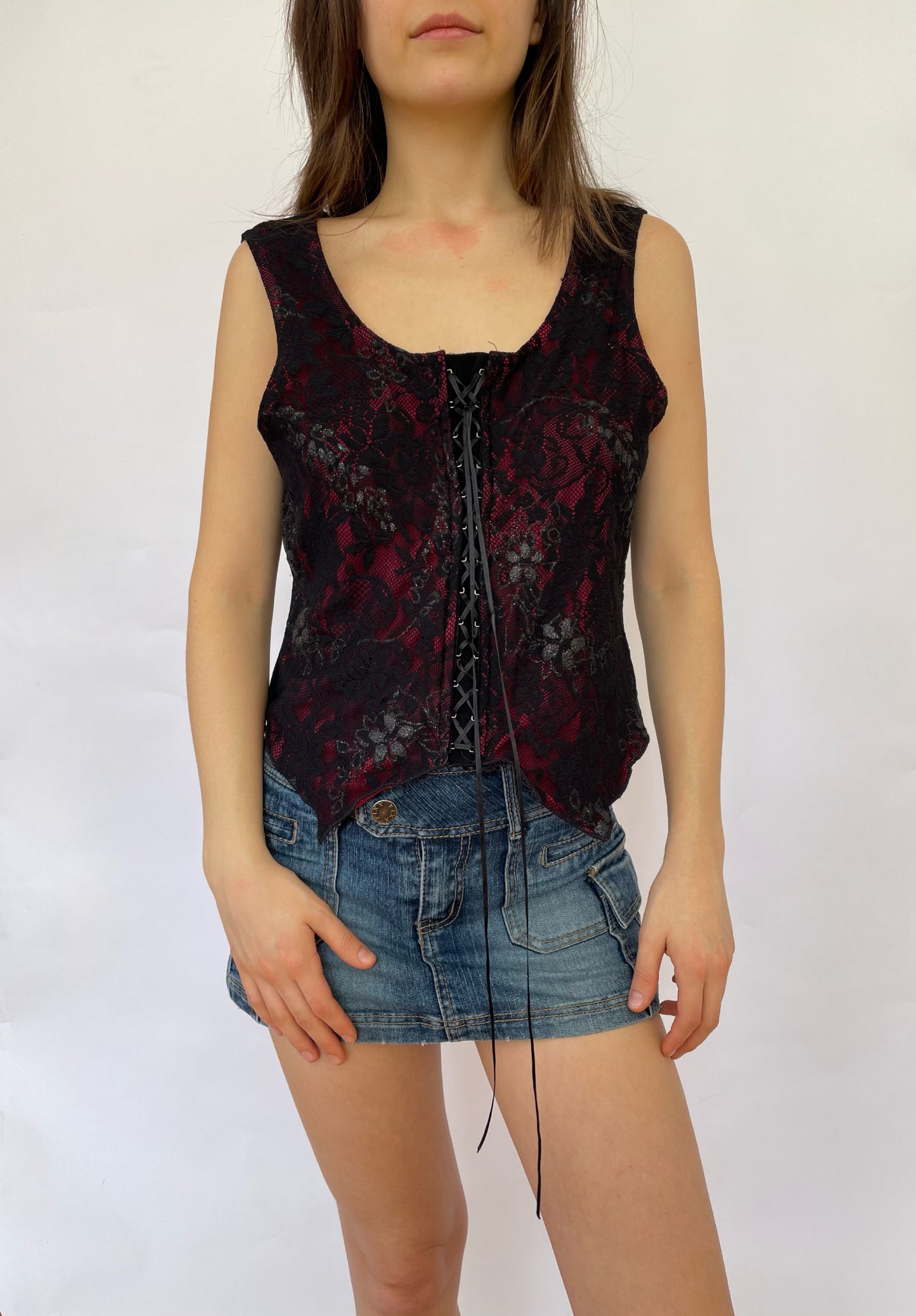 Y2K adjustable mesh top