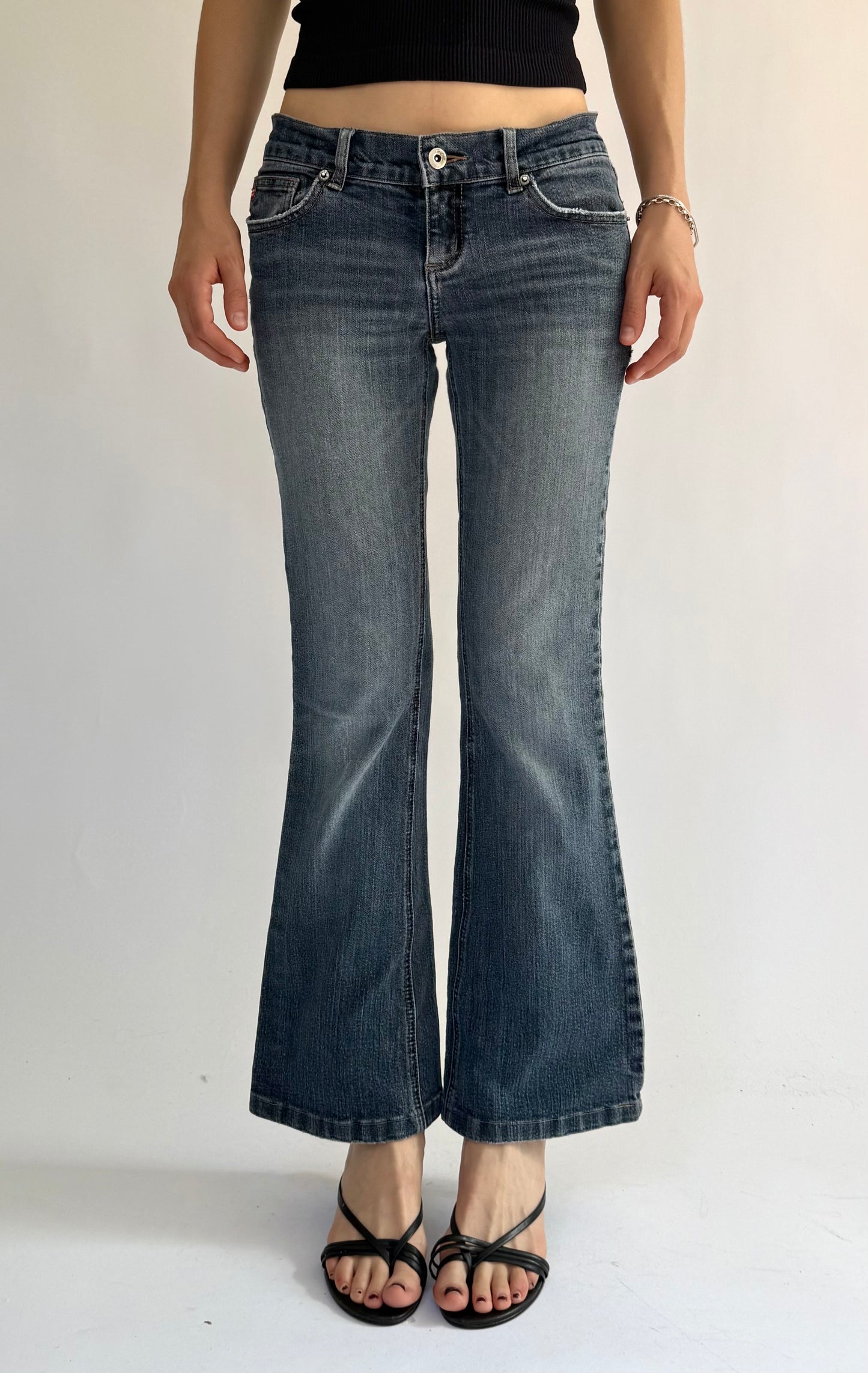 Y2K low rise flared jeans by MOTO