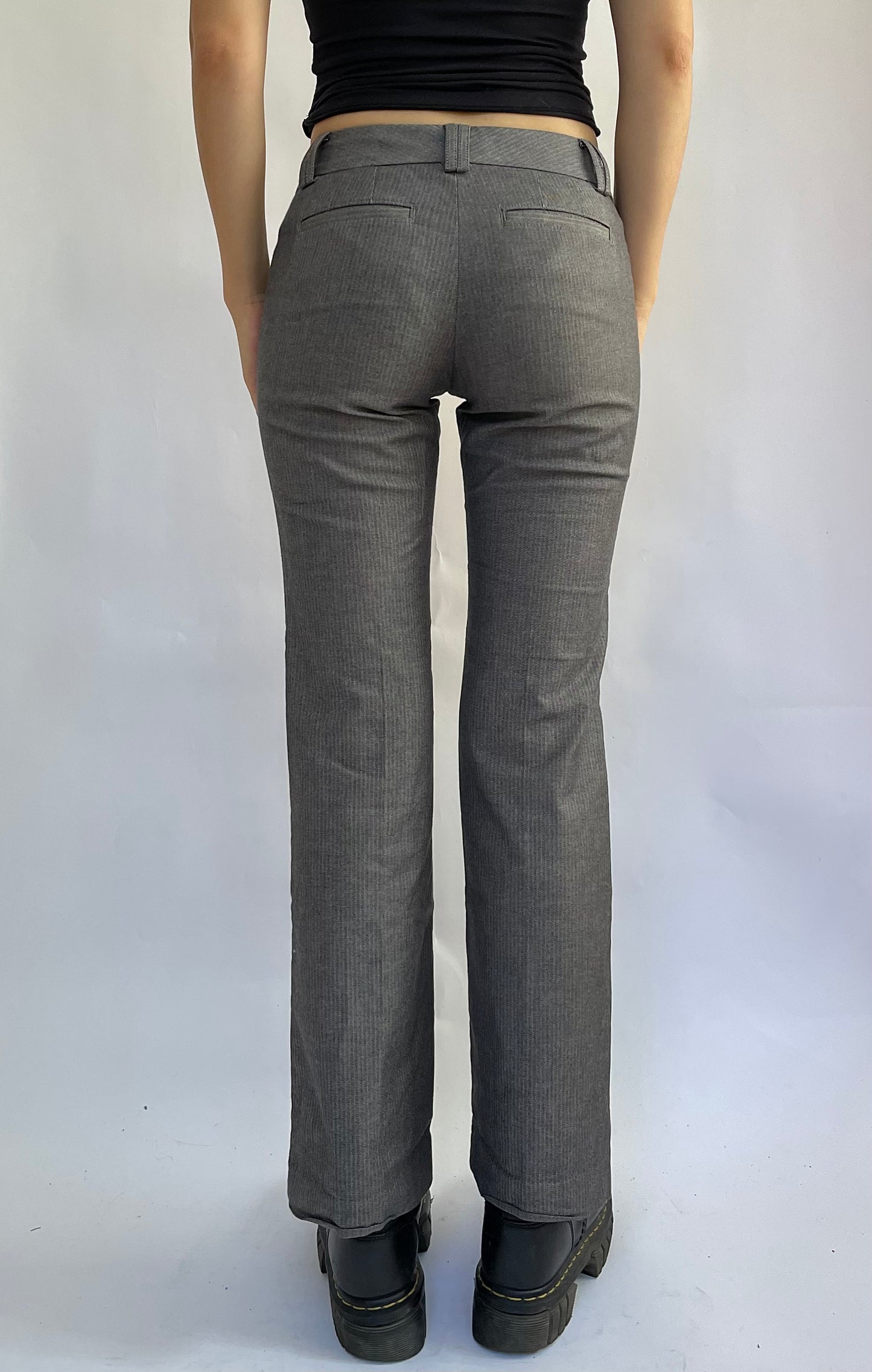 Y2K low rise pin striped pants by Banana Republic