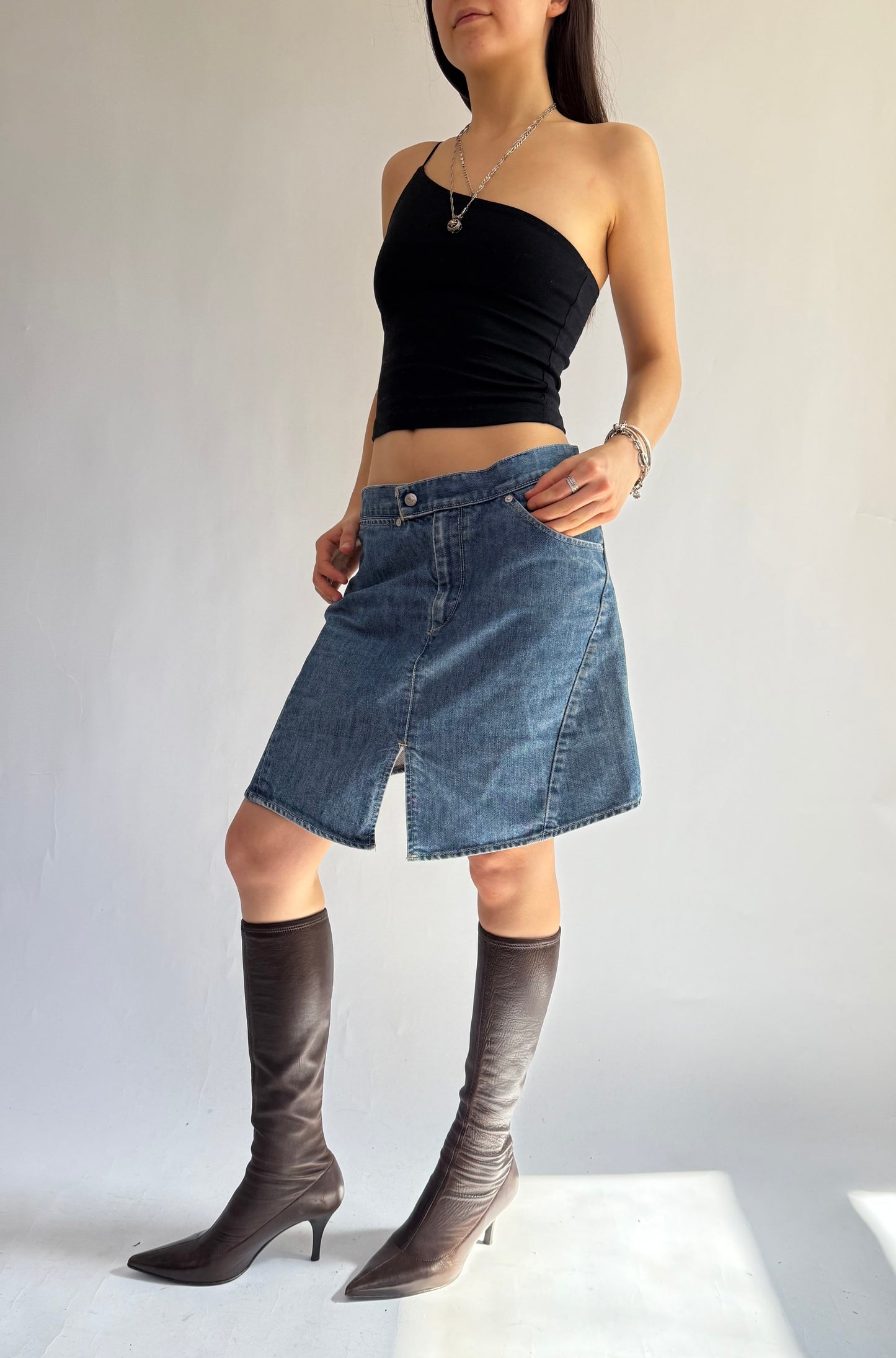 LEVI’s 2010s denim skirt engineering jeans collection
