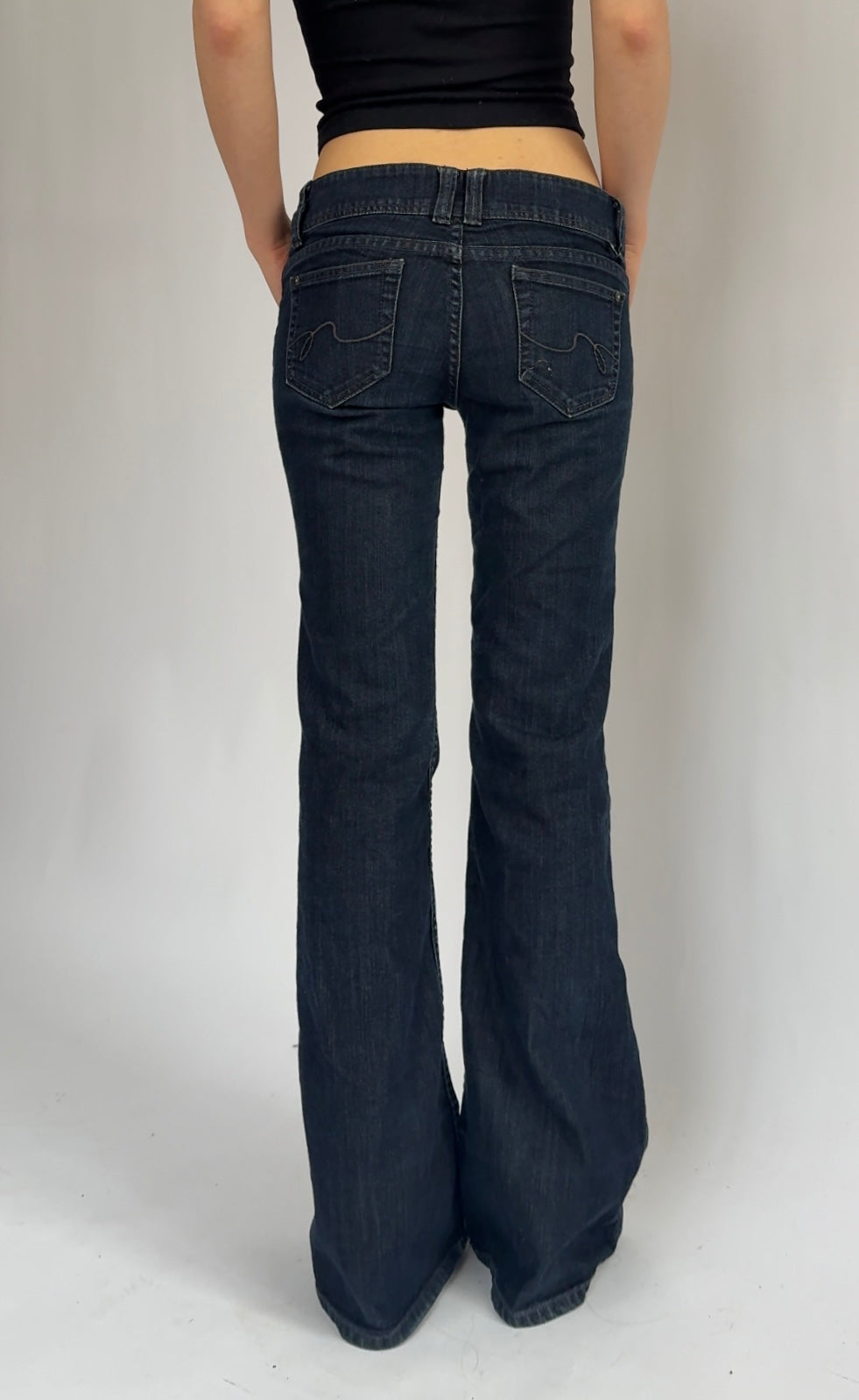 Y2K/2000s low rise extra flared jeans by Dynamite vintage