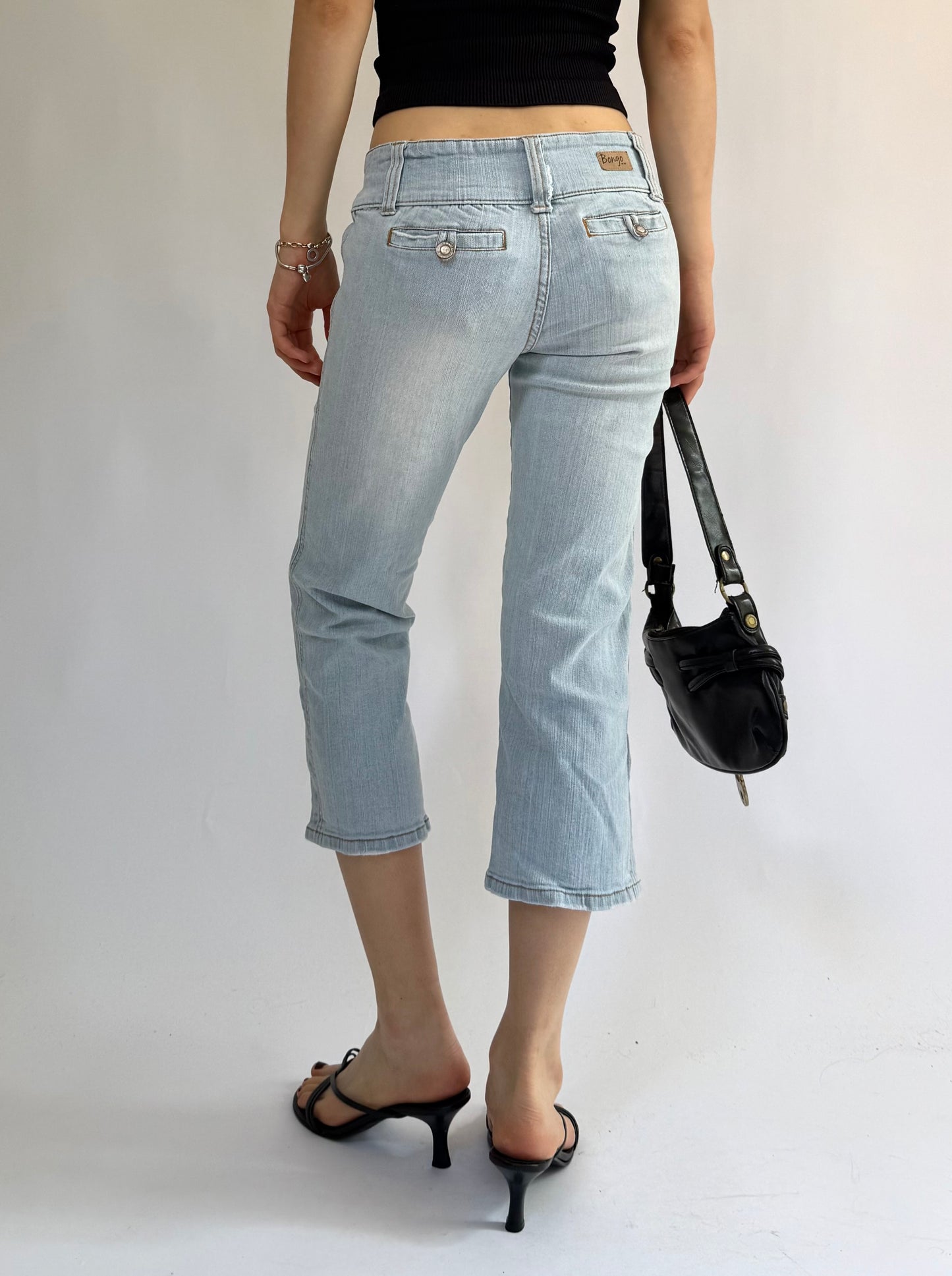 Y2K Low-rise capri jeans by BONGO