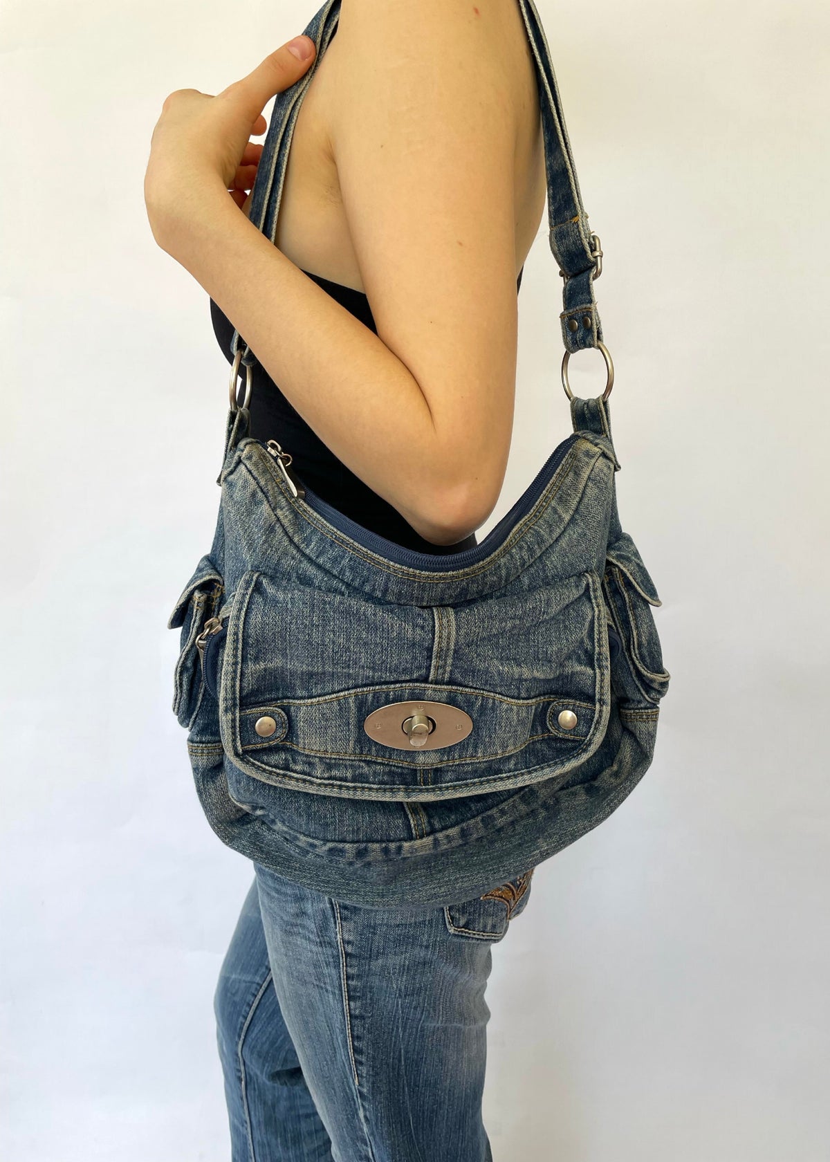 Y2K Slouchy denim bag by NEVADA