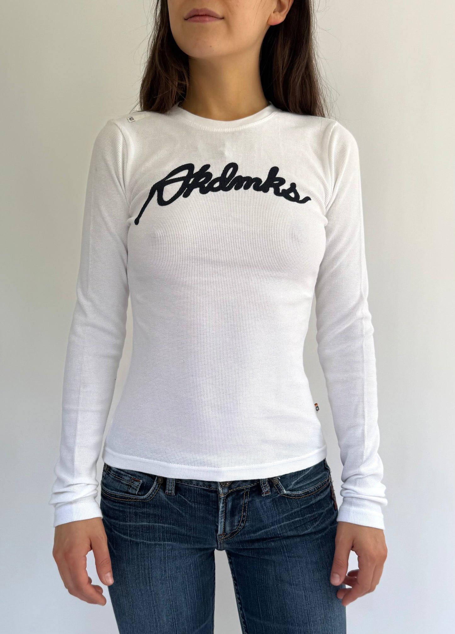Y2K DEADSTOCK brand new from the early 2000s fitted long sleeve top by AKADEMIKS