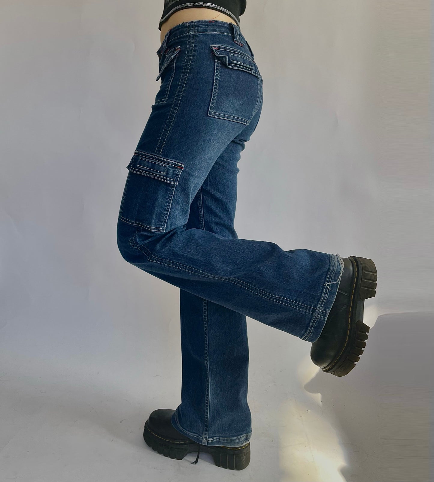 early 2000's low rise flaired pants by the brand SEXSO