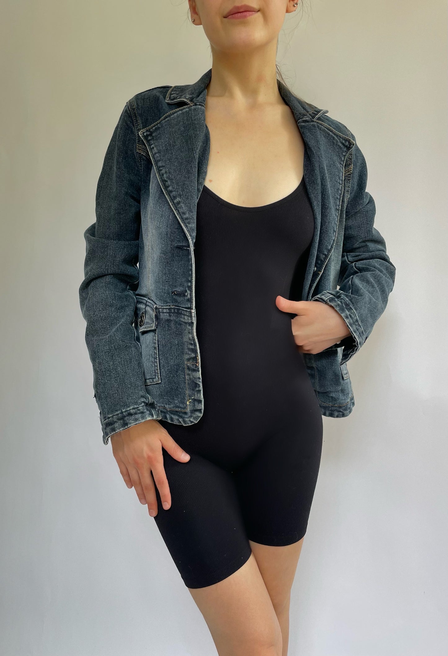Y2K denim jacket