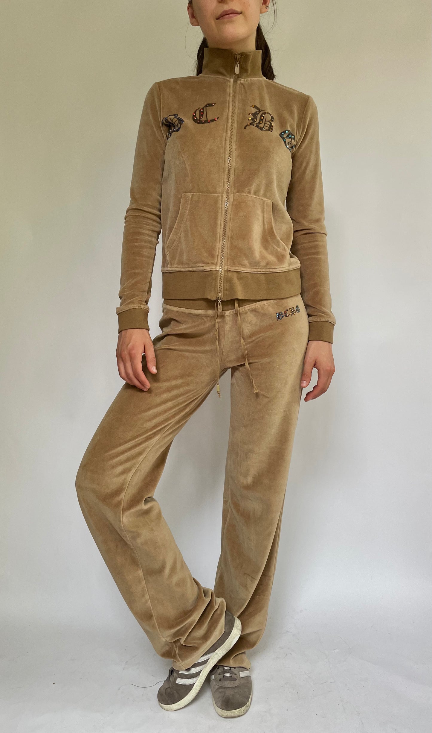 Y2K velour set by BCBG