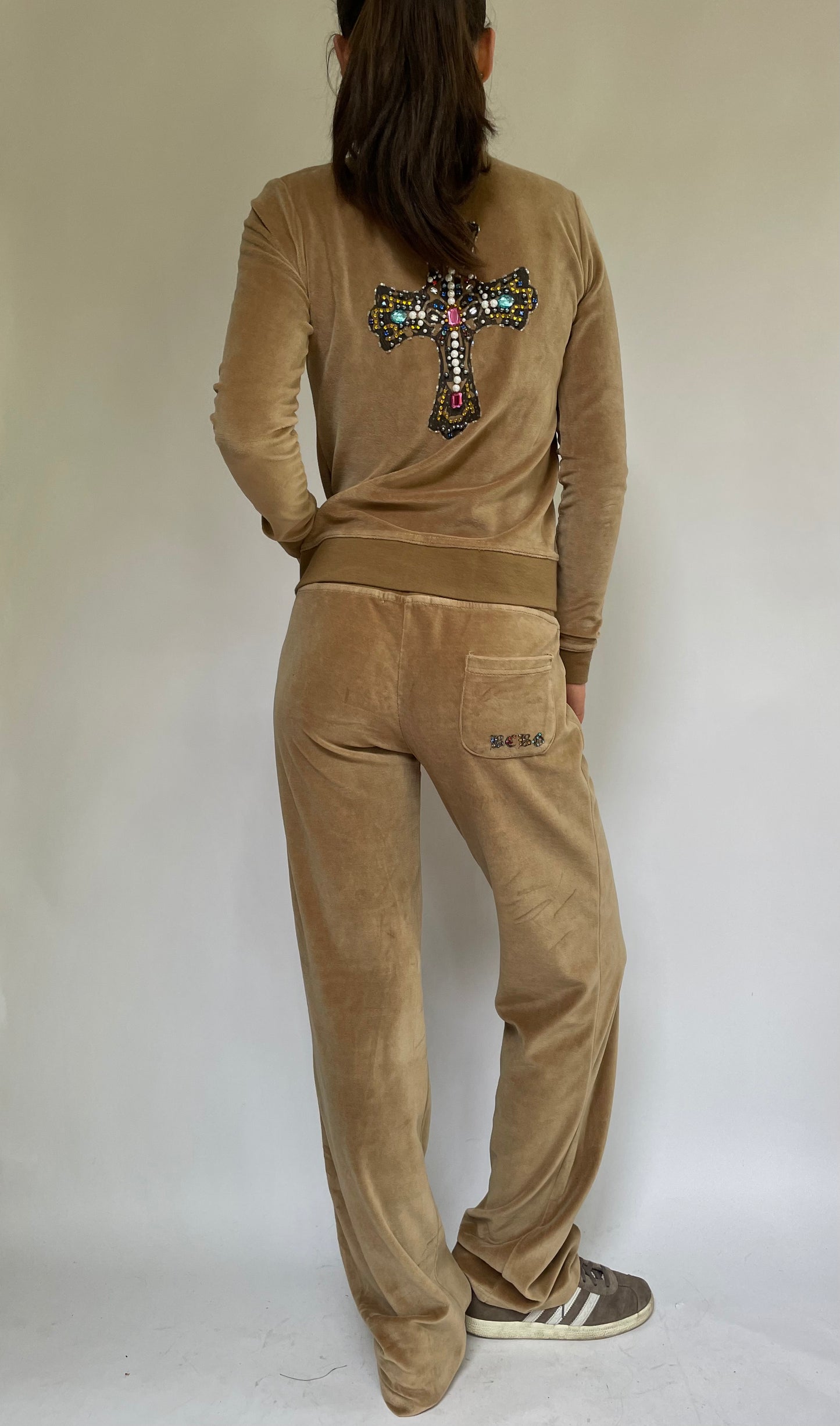Y2K velour set by BCBG