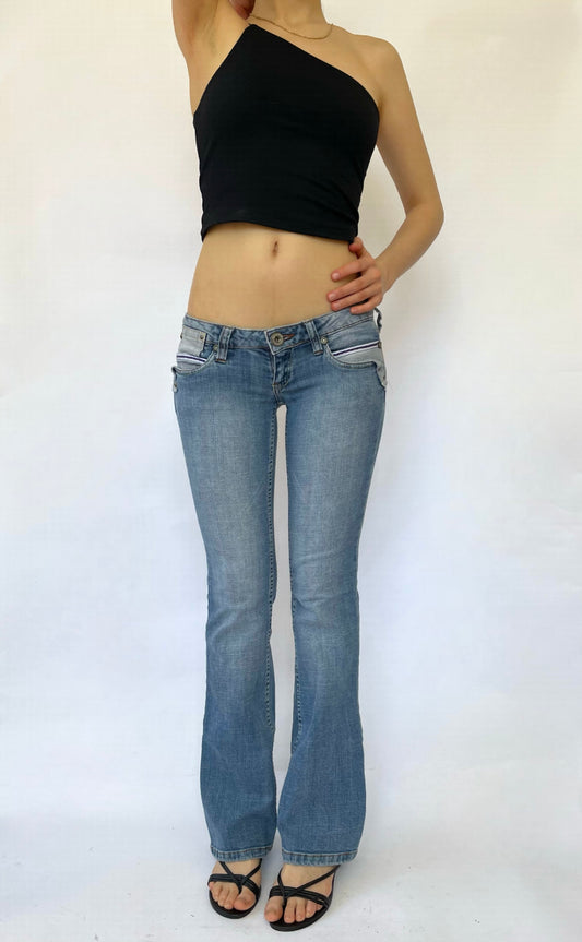 Y2K extra low rise jeans by DOLLHOUSE