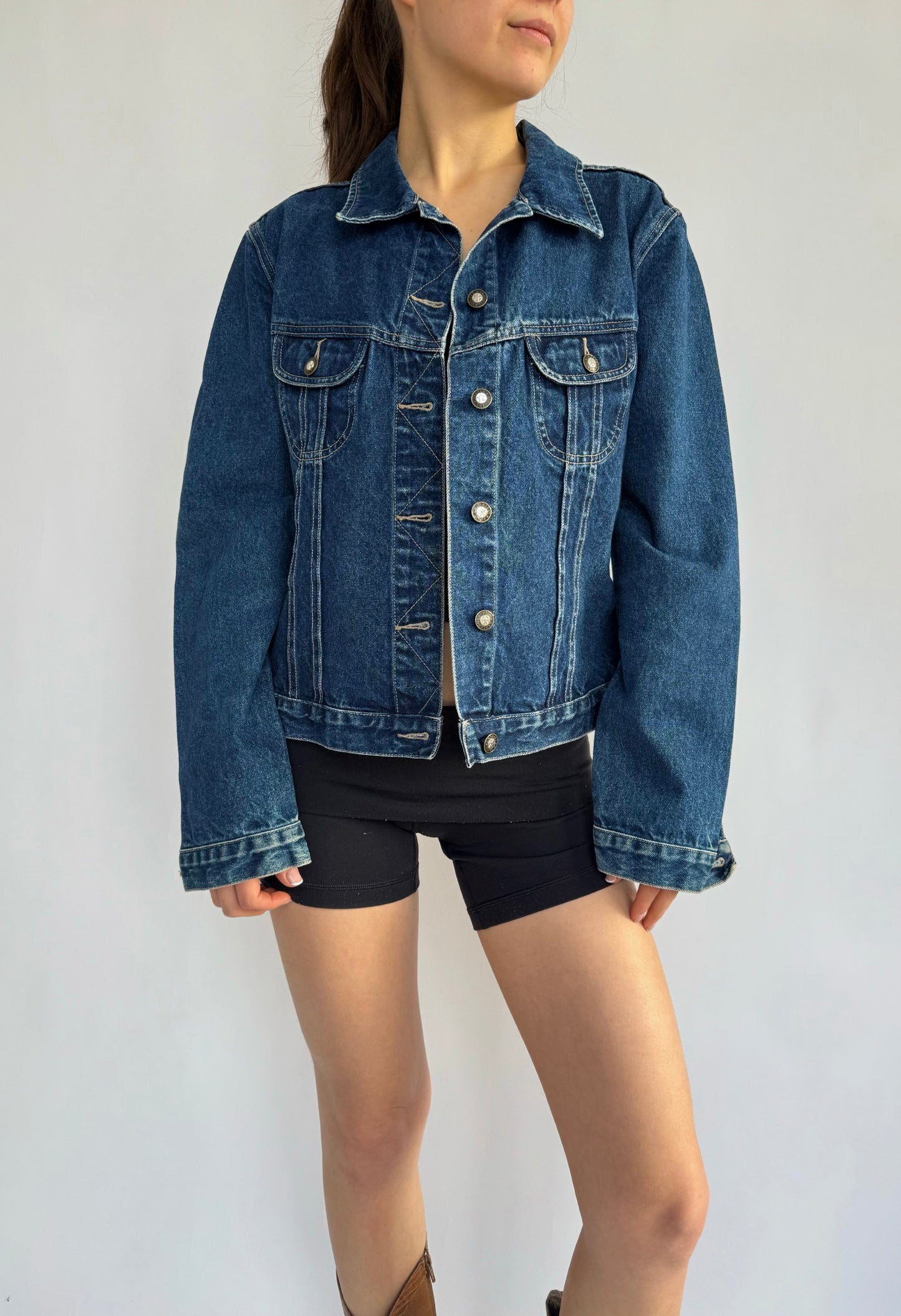 Vintage baggy denim jacket by Sergeant pepper