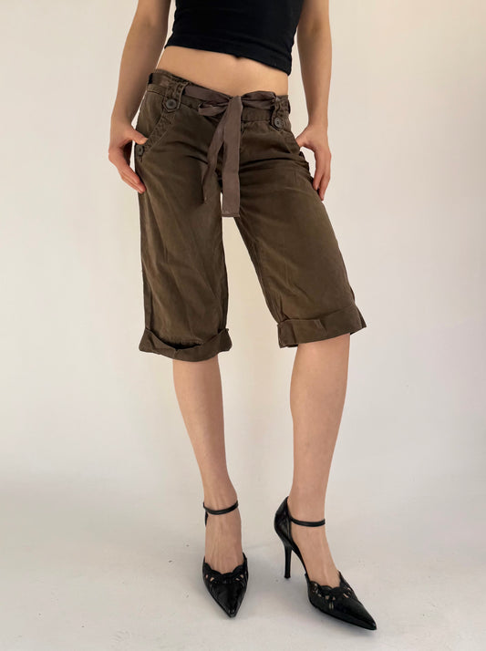 Y2K/2000s low rise capris cargos by GUESS