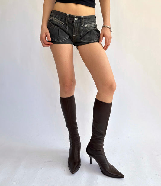 Y2k low rise shorts by HUGO BOSS