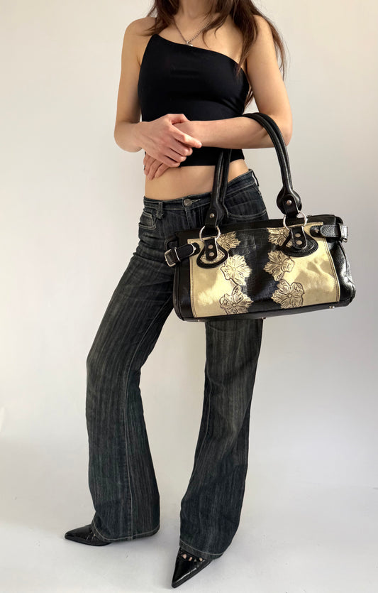 Y2K/2000s genuine leather bag