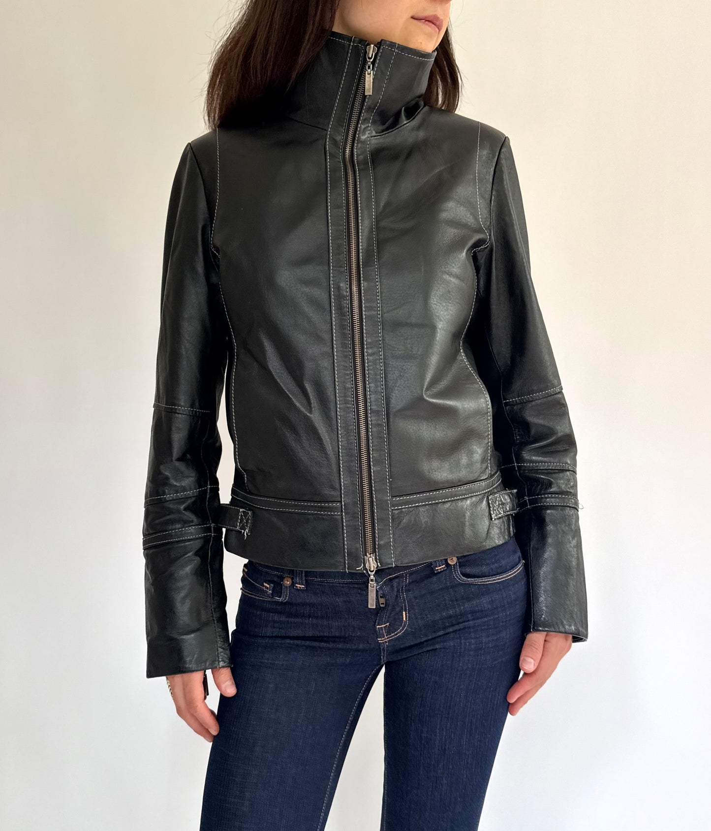 Vintage genuine leather jacket by DANIER