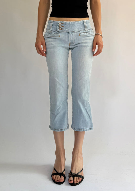 Y2K Low-rise capri jeans by BONGO