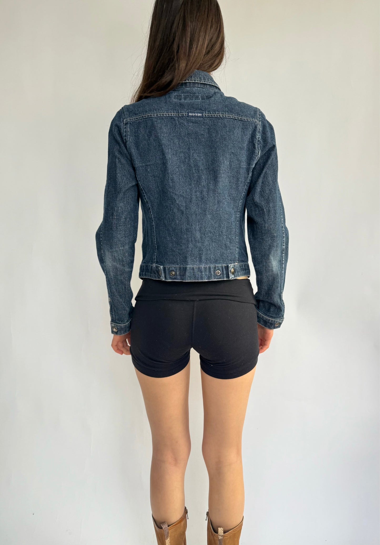 Y2K fitted denim jacket by SILVER