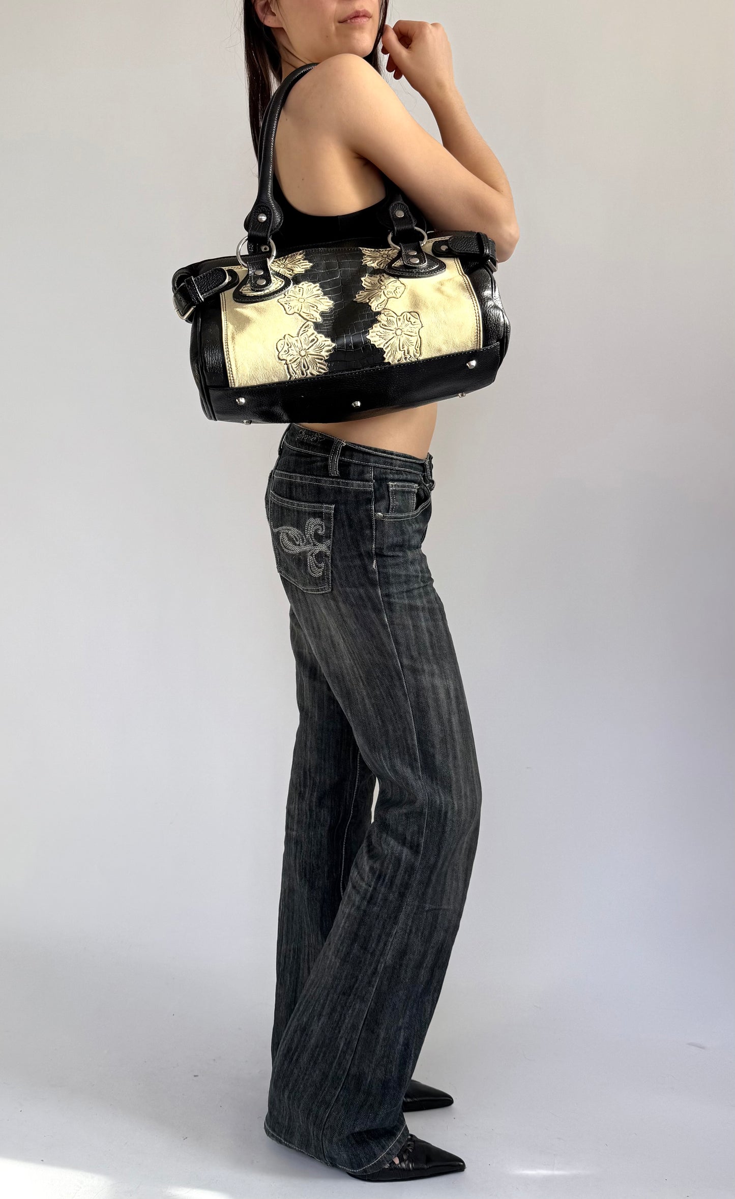 Y2K/2000s genuine leather bag