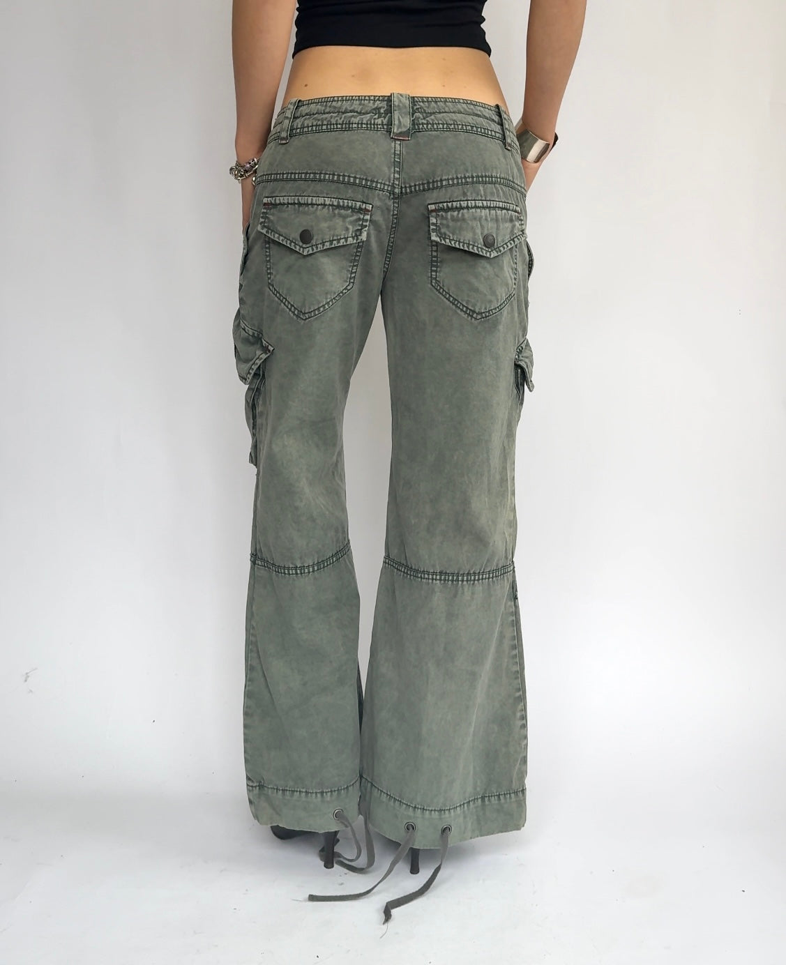 wide leg cargo pants grunge vibes by DIESEL