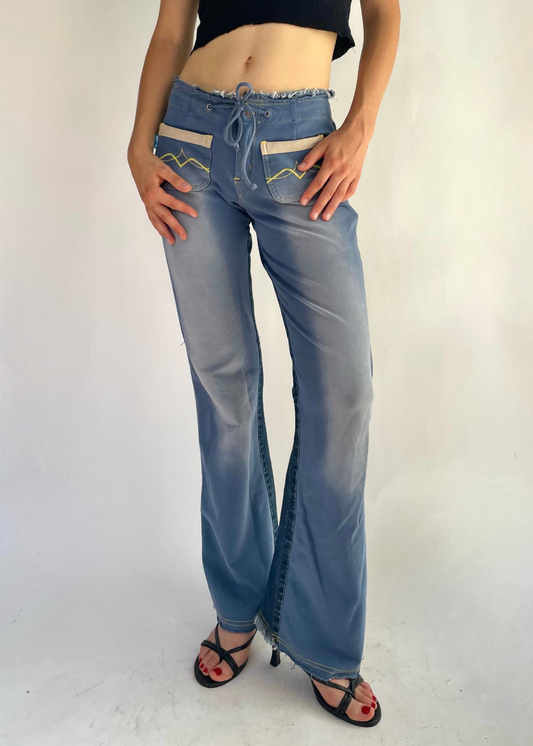 Y2K flared pants by HOIKA