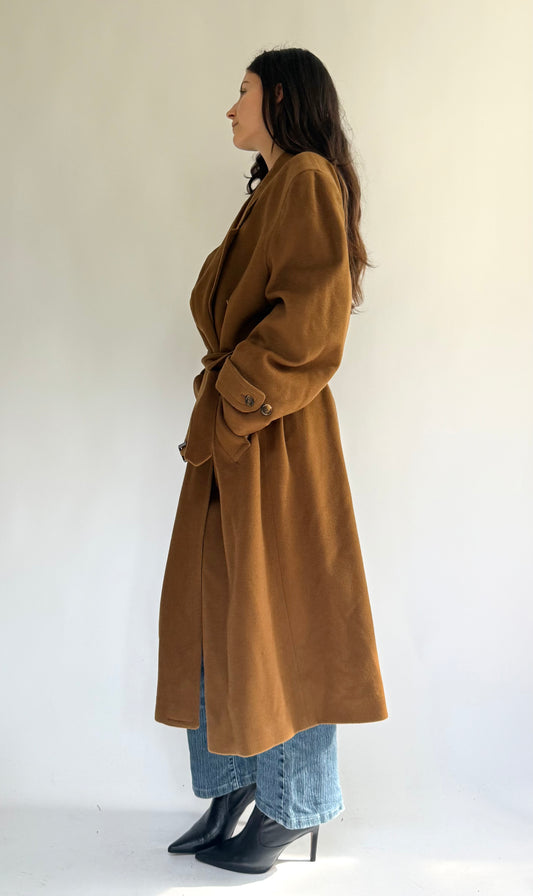 Vintage 90s whool trench coat
