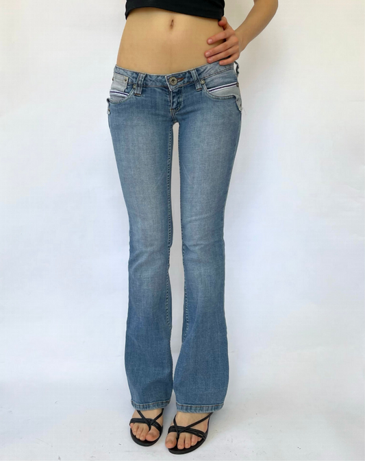 Y2K extra low rise jeans by DOLLHOUSE