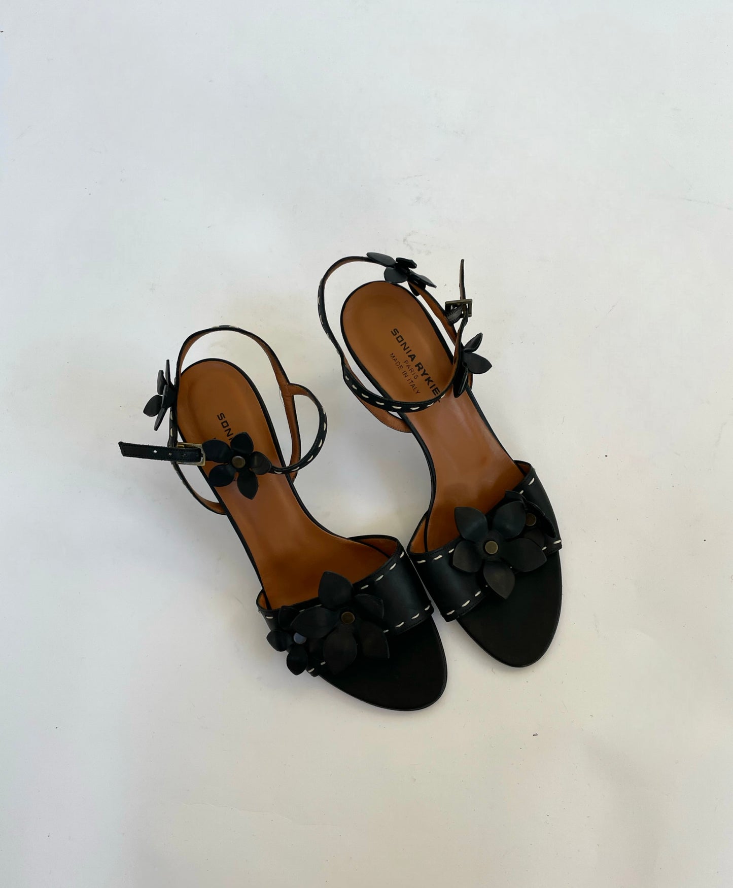 Y2K flower heels by SONIA RYKIEL-Size 8