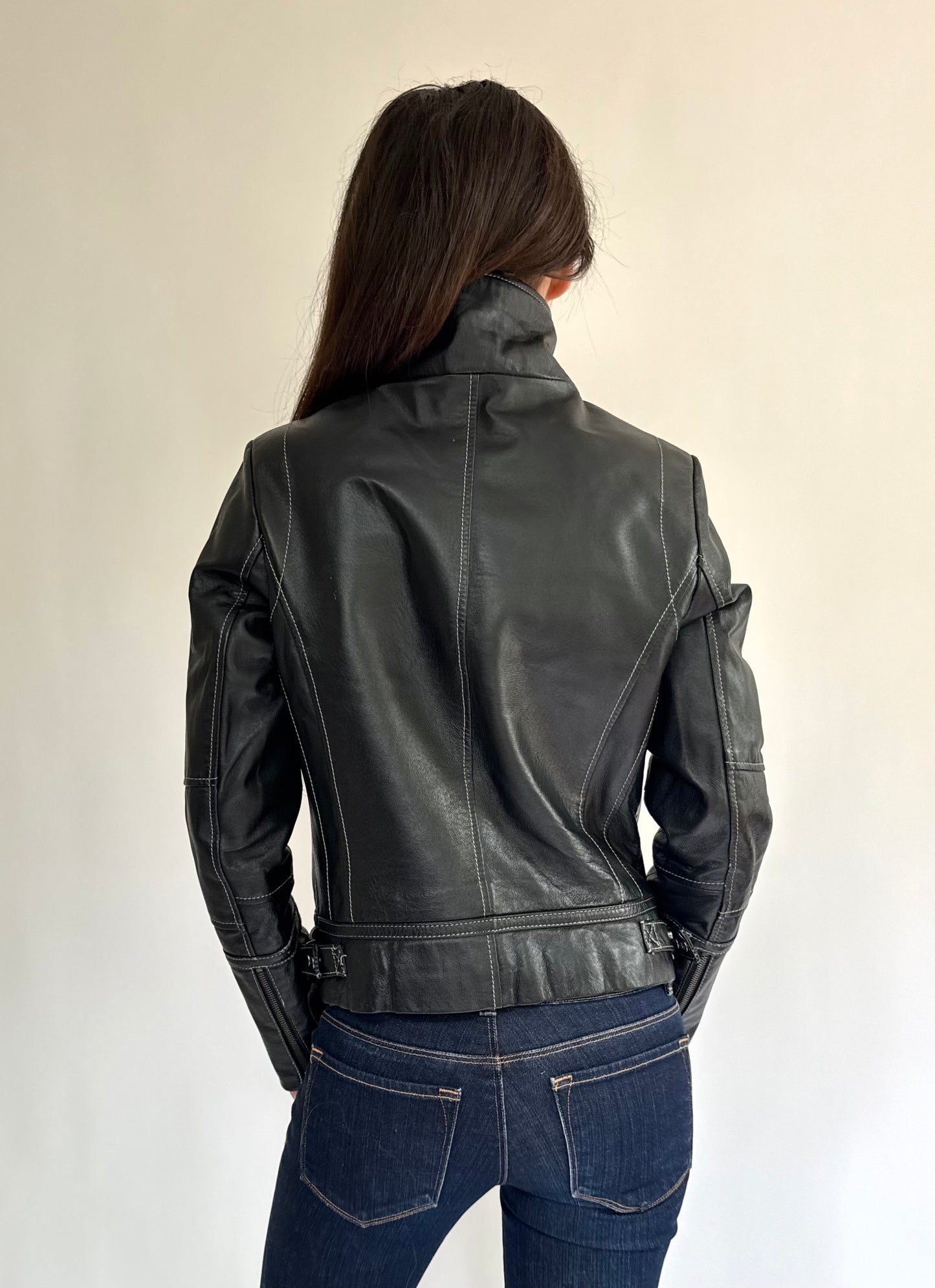 Vintage genuine leather jacket by DANIER
