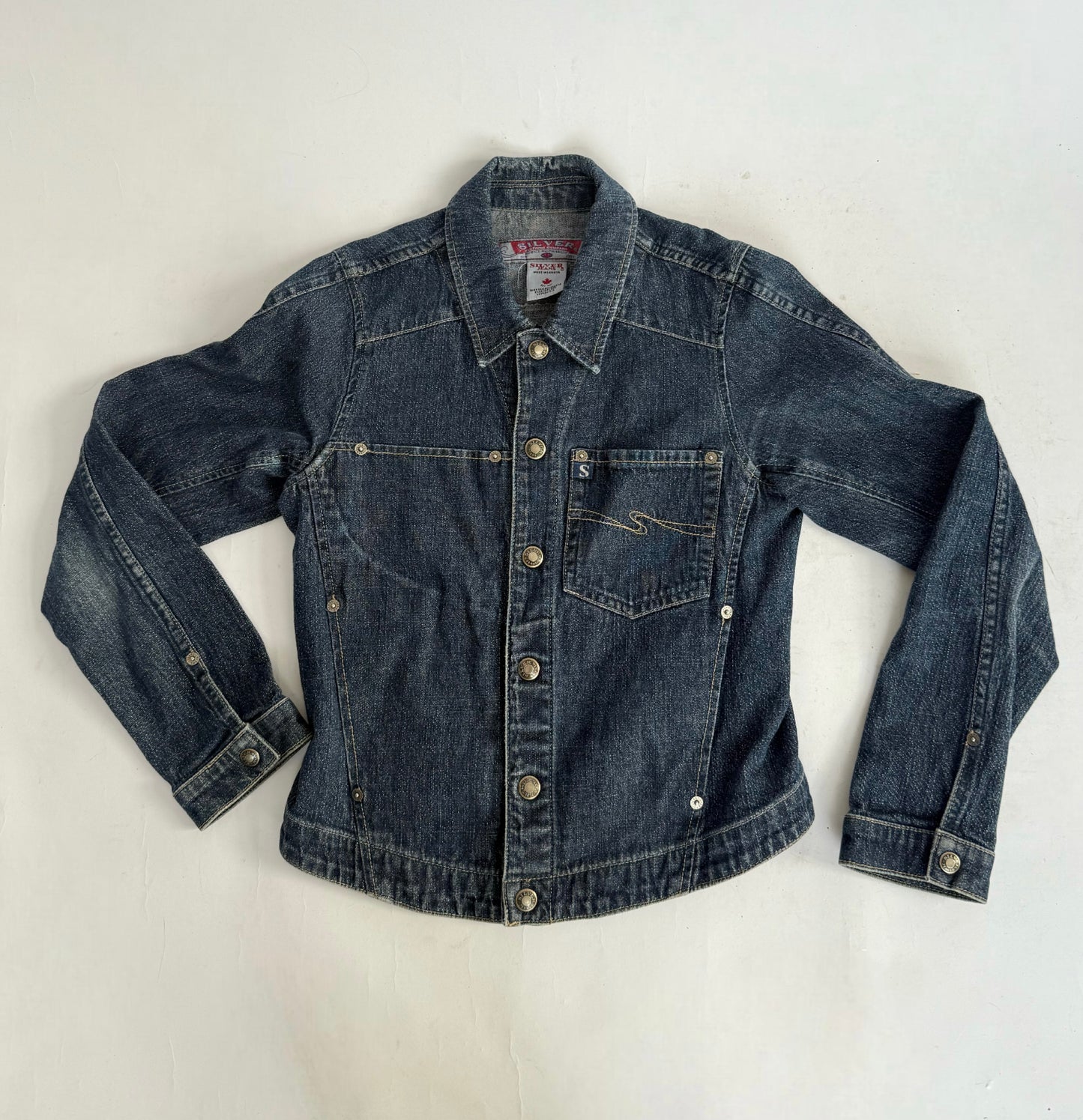 Y2K fitted denim jacket by SILVER