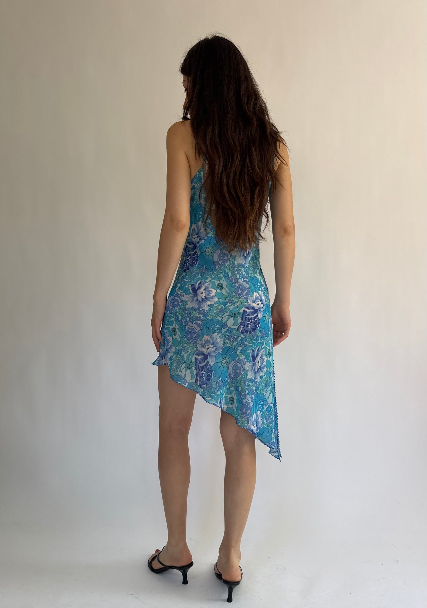 Y2K/2000s floral slip dress