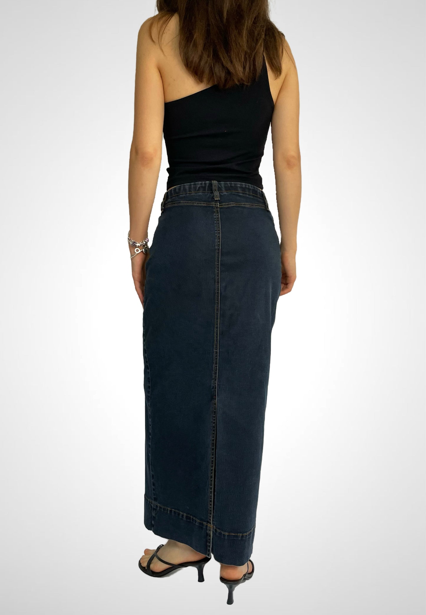 Y2k maxi denim skirt by SEXSO