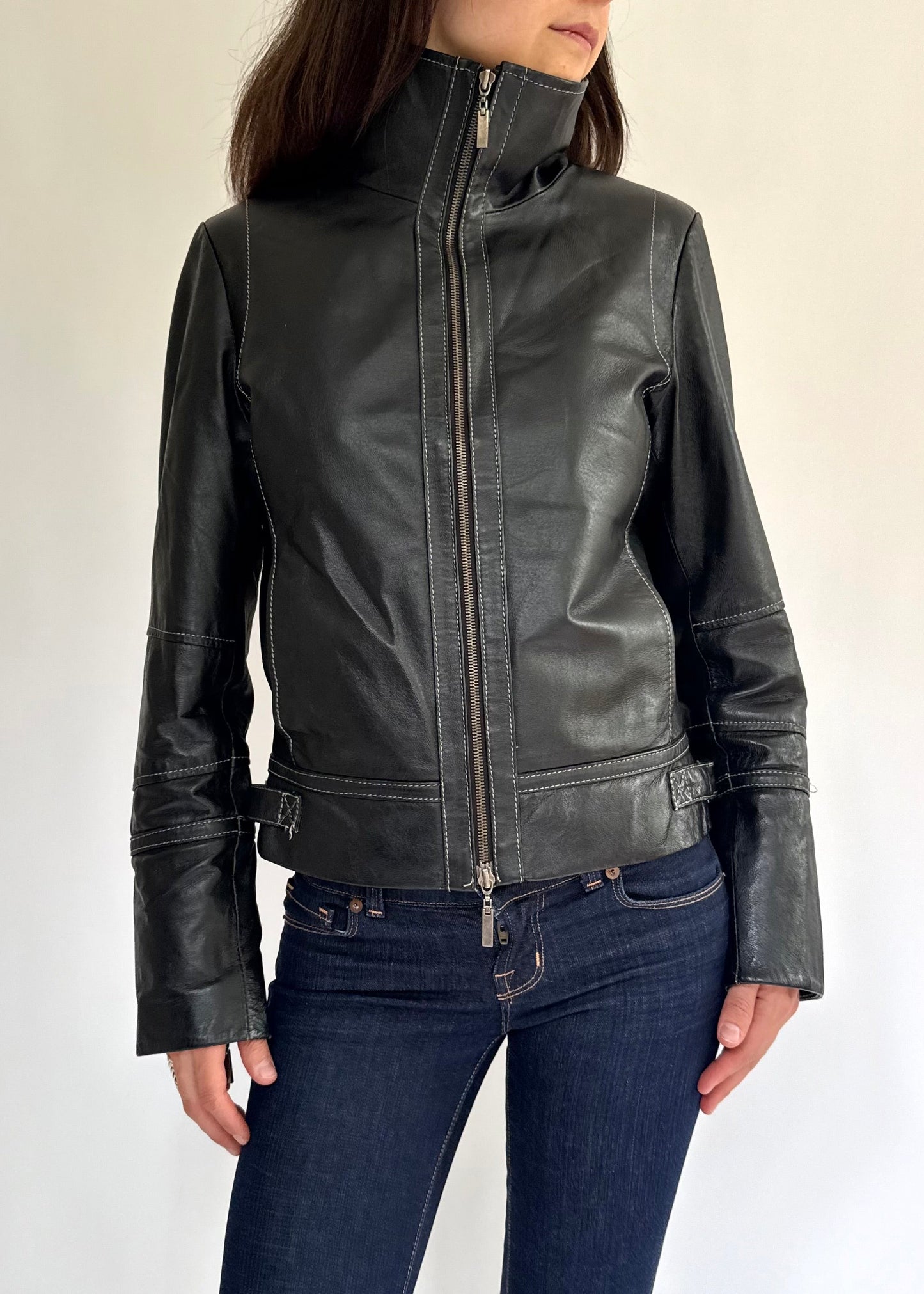 Vintage genuine leather jacket by DANIER
