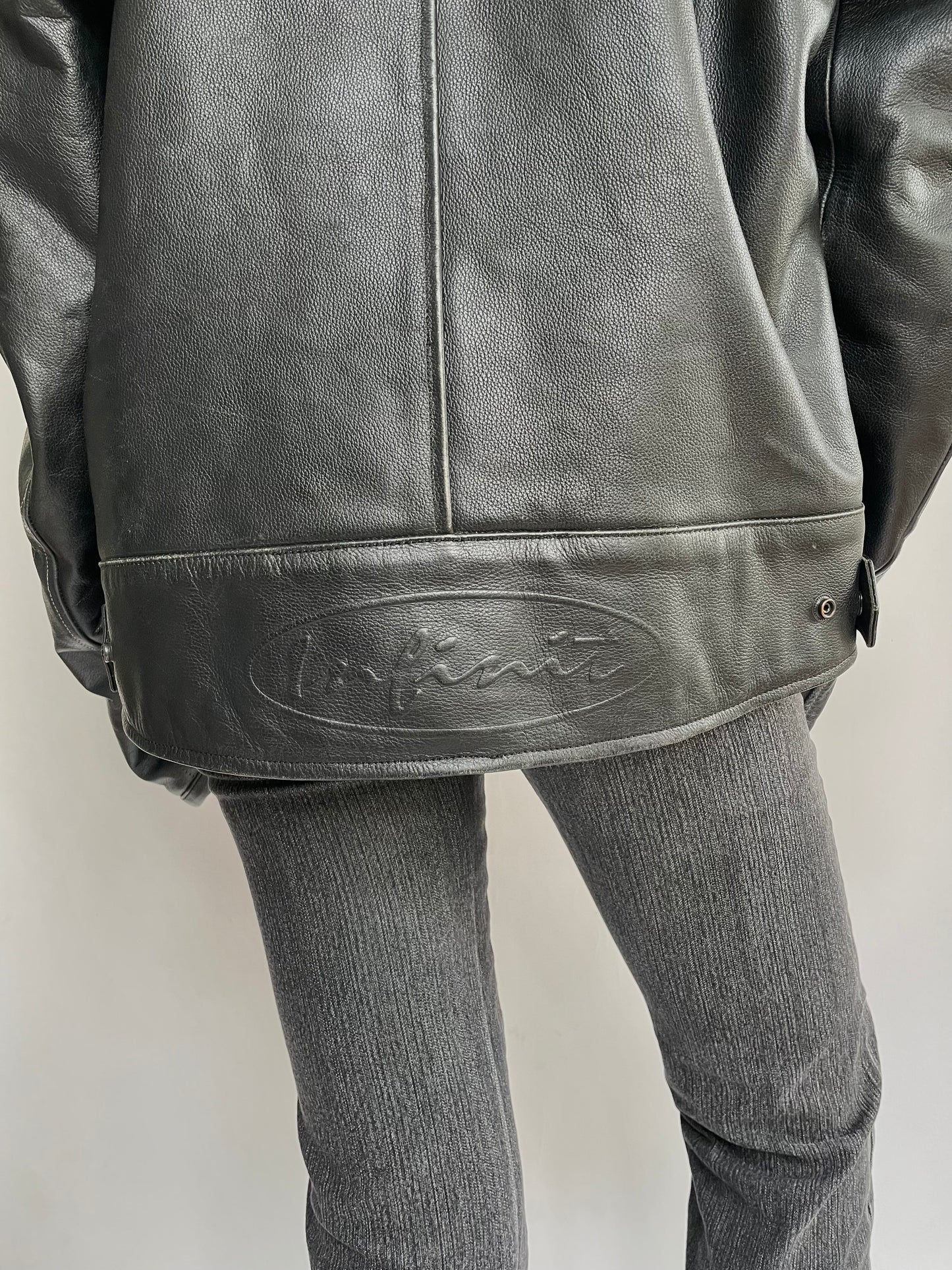 Vintage racer leather jacket by infinity