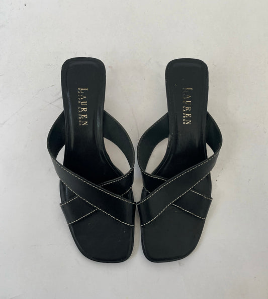 Y2K squared toe heels by Ralph Lauren