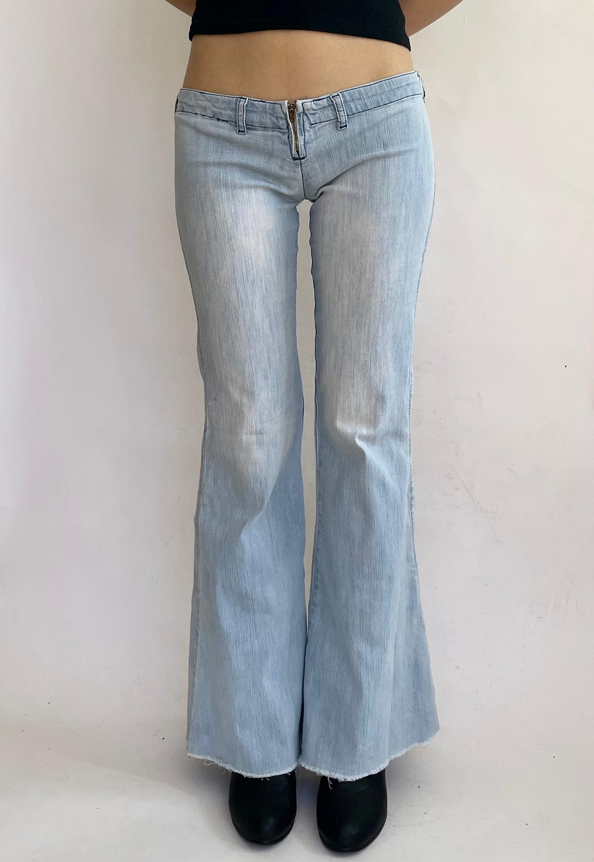 Y2K low rise flaired jeans by OPCAO
