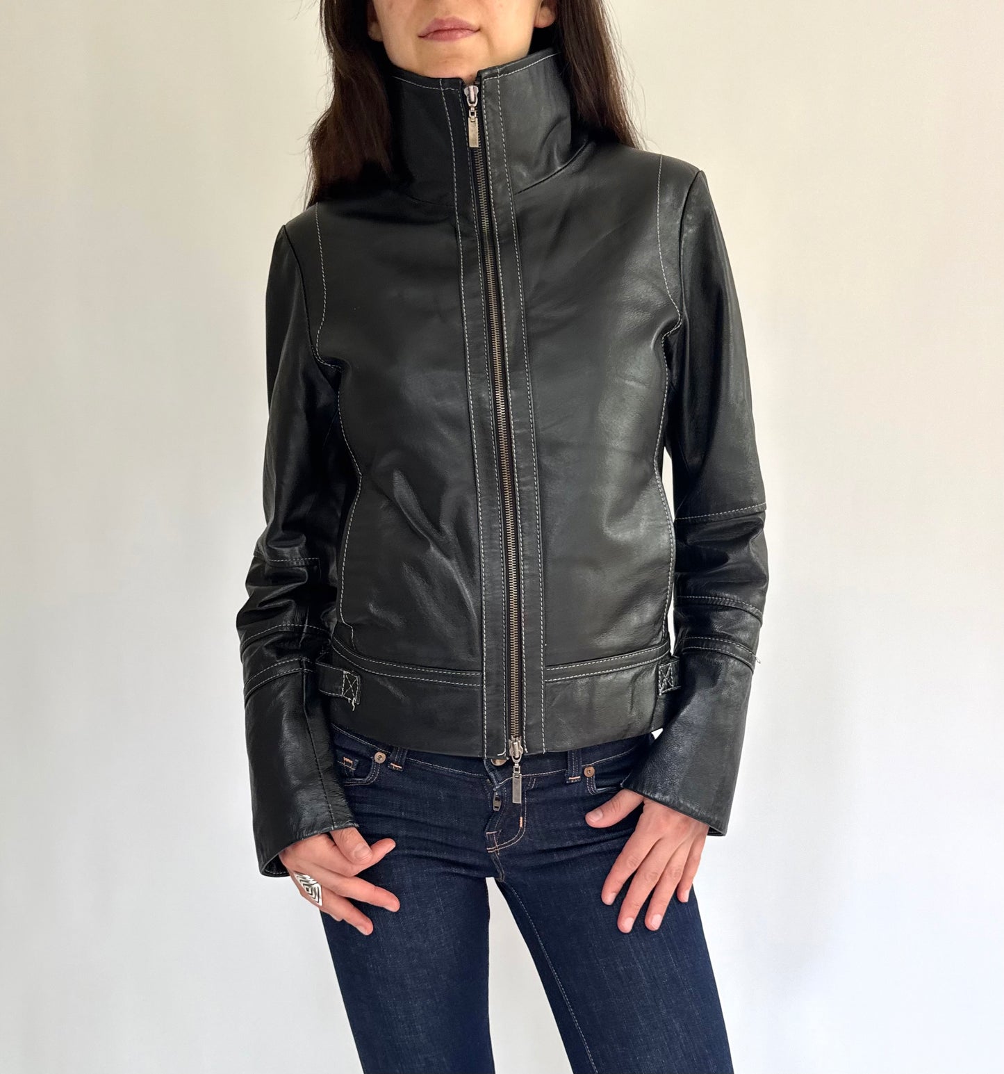 Vintage genuine leather jacket by DANIER