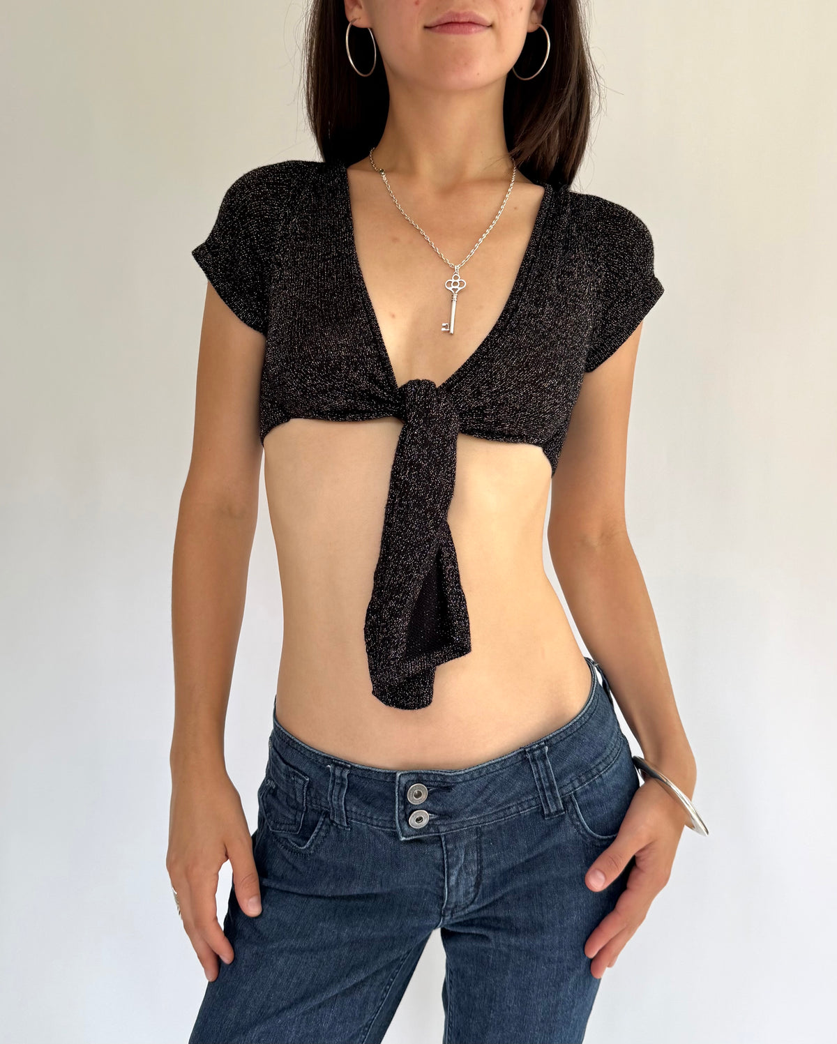 Y2K mini sparkling borelo top DEADSTOCK urban behavior