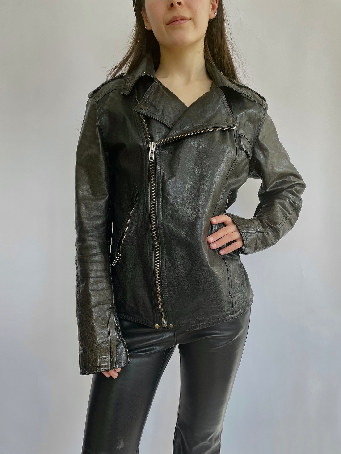 Early 2000s leather jacket