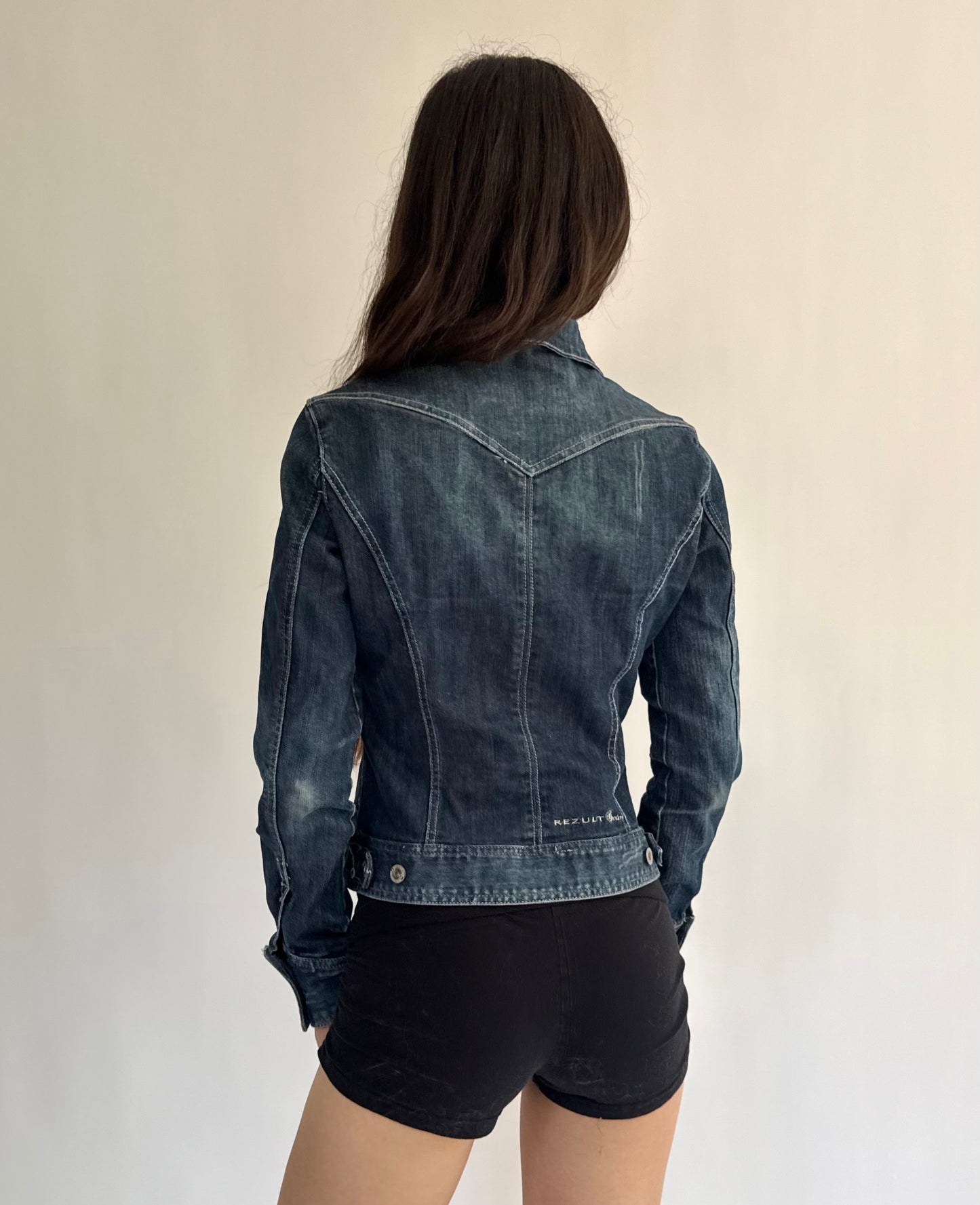 Y2K/2000s fitted jacket by Rezults denim
