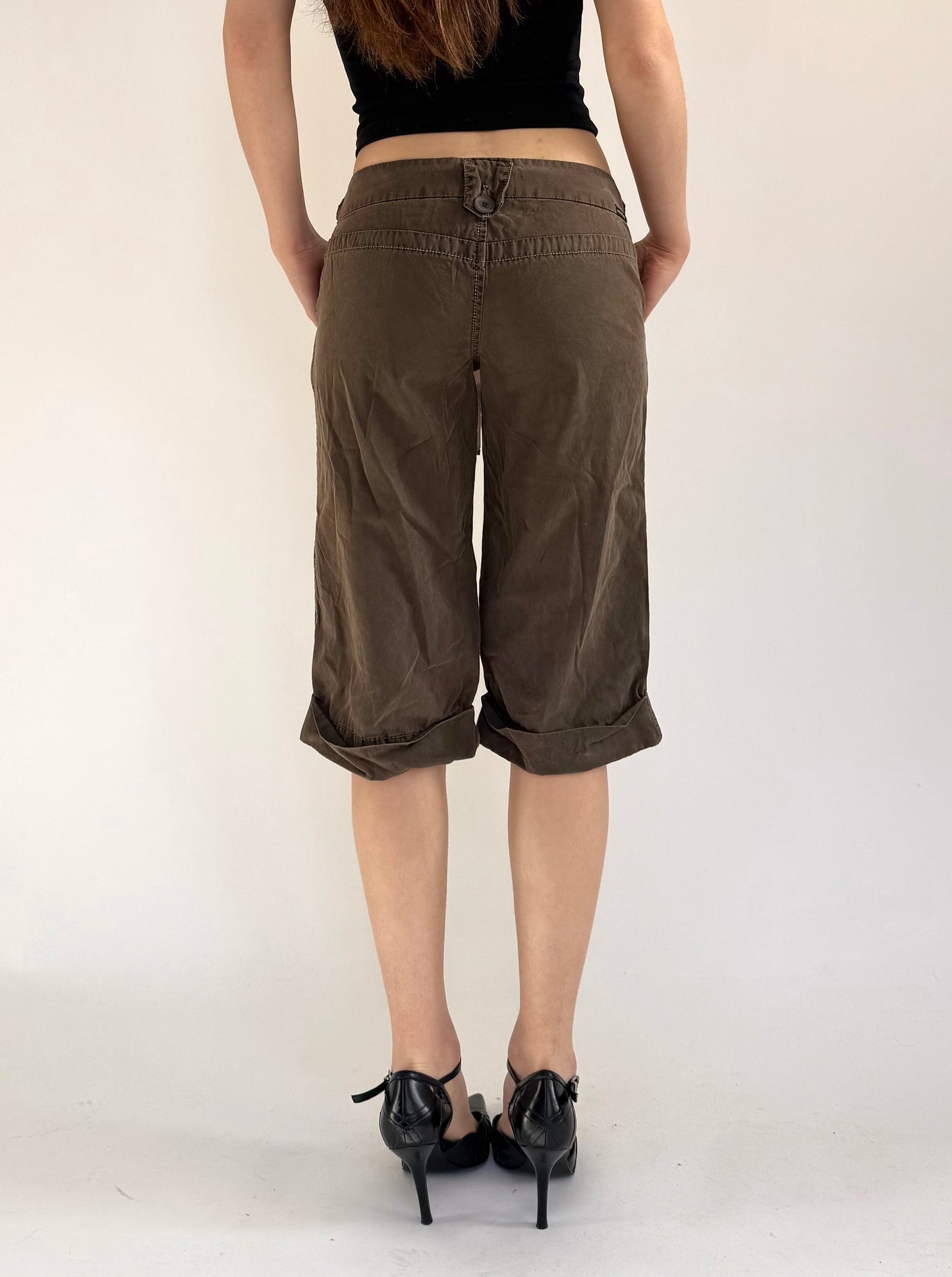 Y2K/2000s low rise capris cargos by GUESS